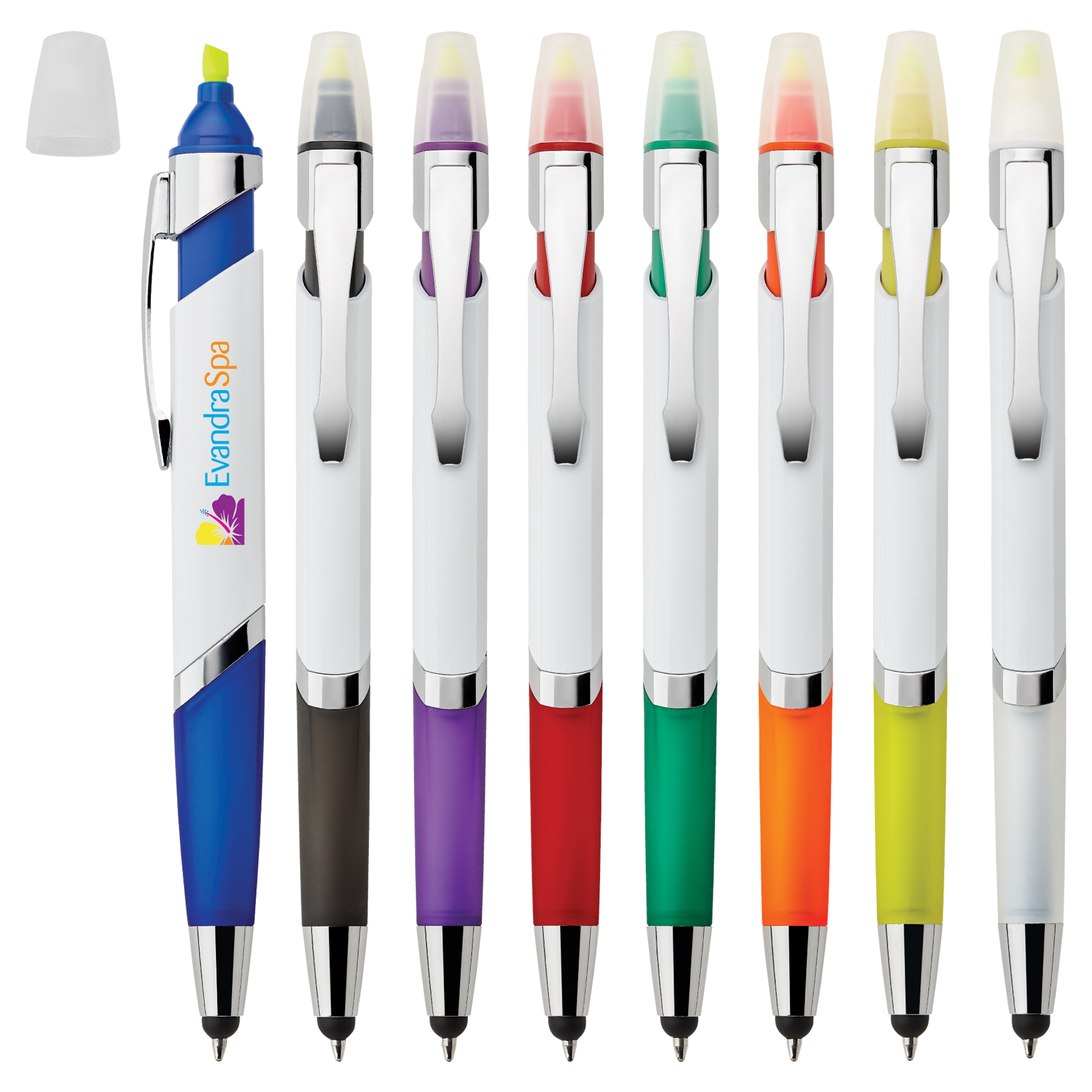 Spectorandco Cynthia 3-in-1 ballpoint pen/stylus/highlighter - I149