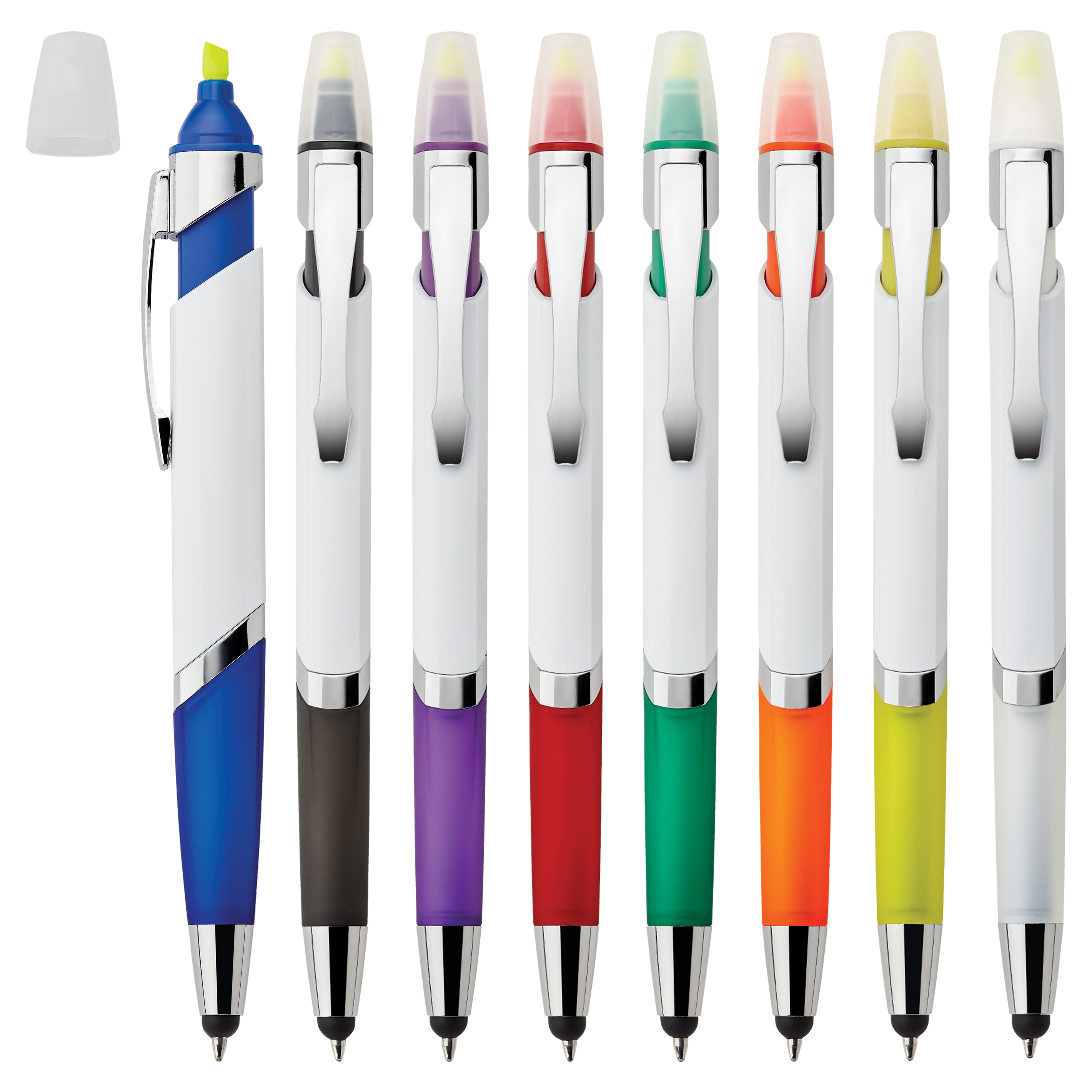 Spectorandco Cynthia 3-in-1 ballpoint pen/stylus/highlighter - I149 