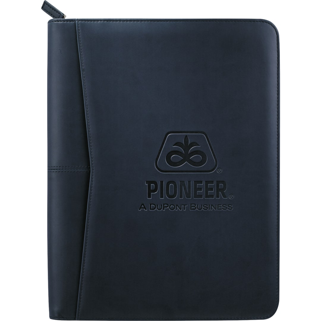 Pedova FSC® Mix Pedova™ Zippered UltraHyde Padfolio - 0770-10 Blue