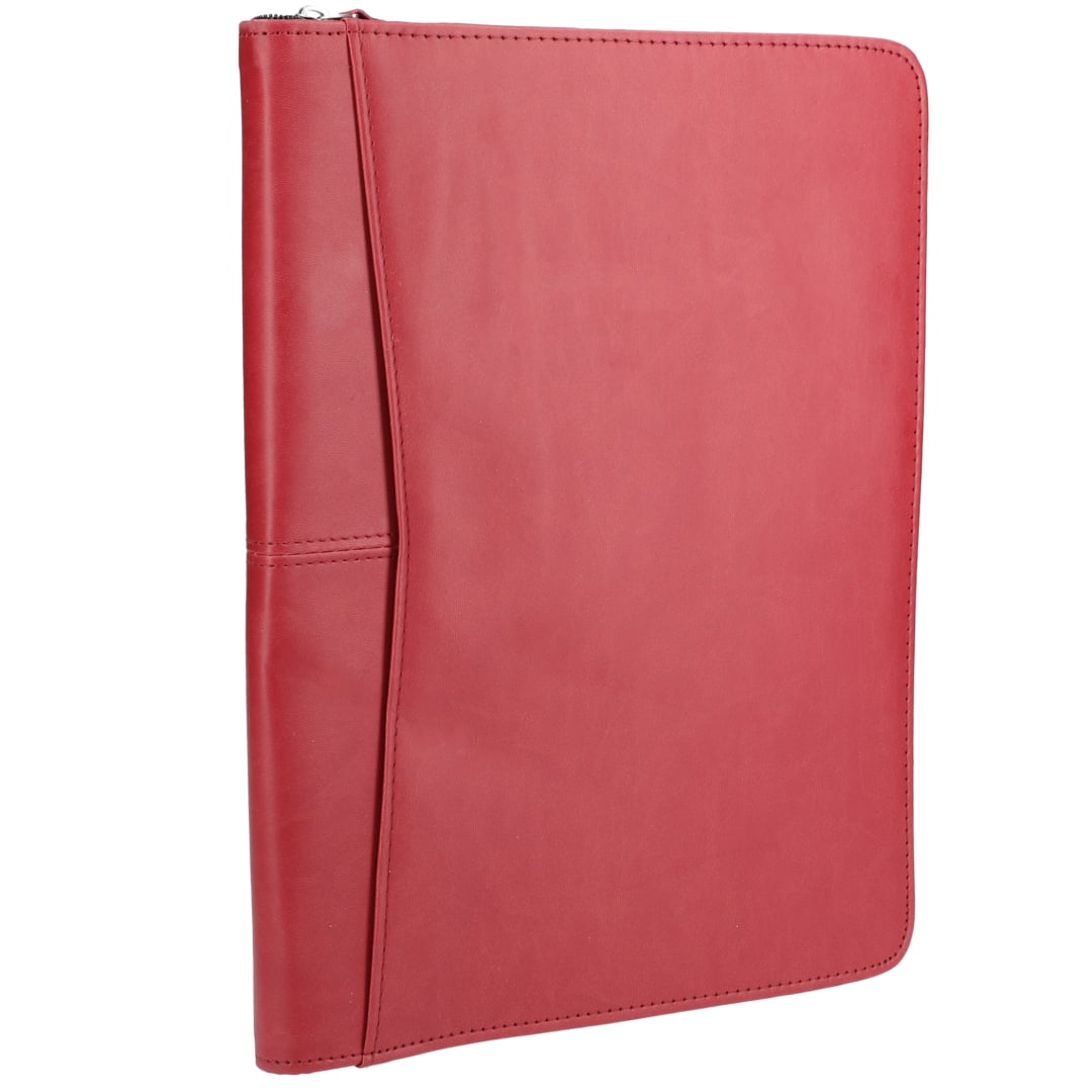 Pedova FSC® Mix Pedova™ Zippered UltraHyde Padfolio - 0770-10 Red