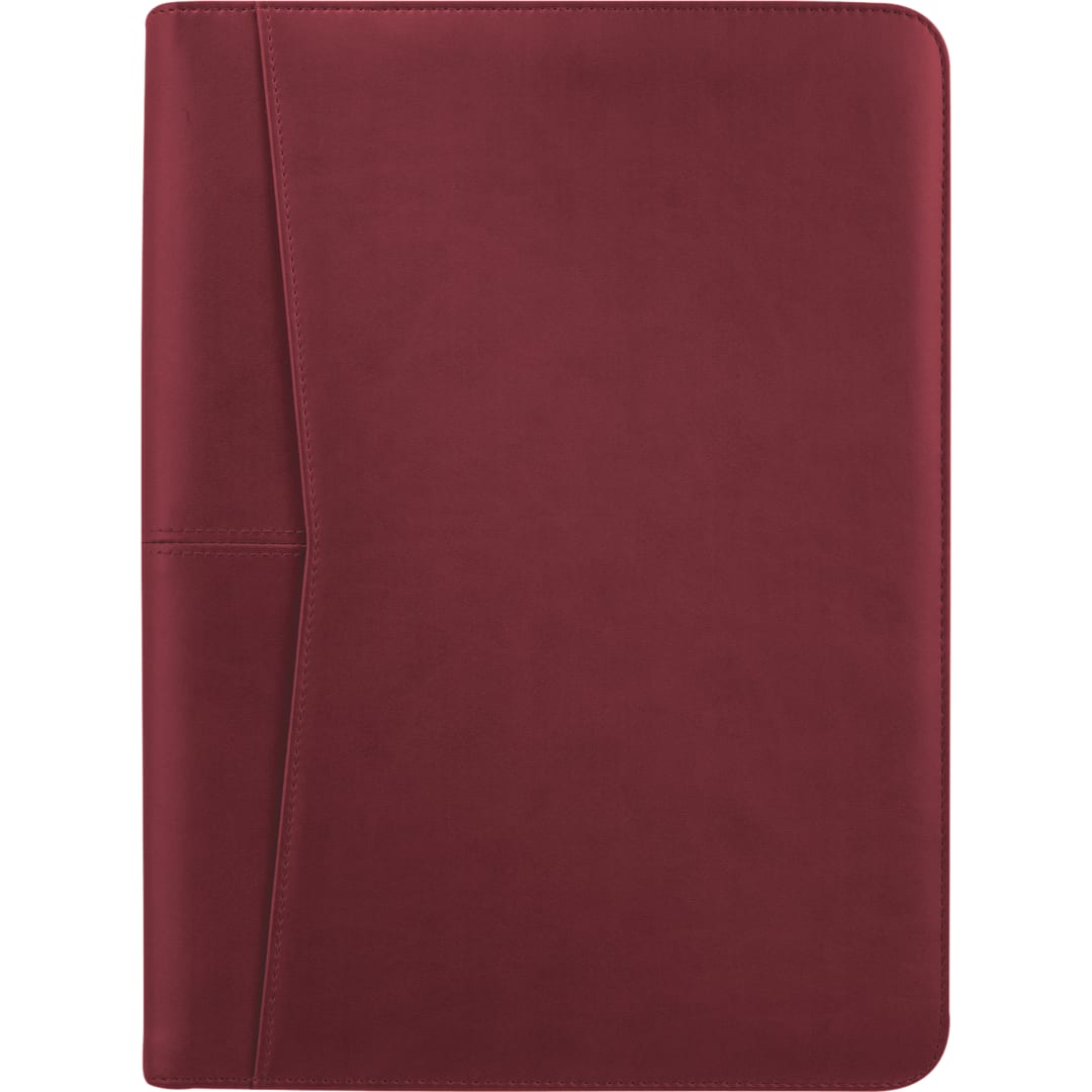 Pedova FSC® Mix Pedova™ Zippered UltraHyde Padfolio - 0770-10 Red