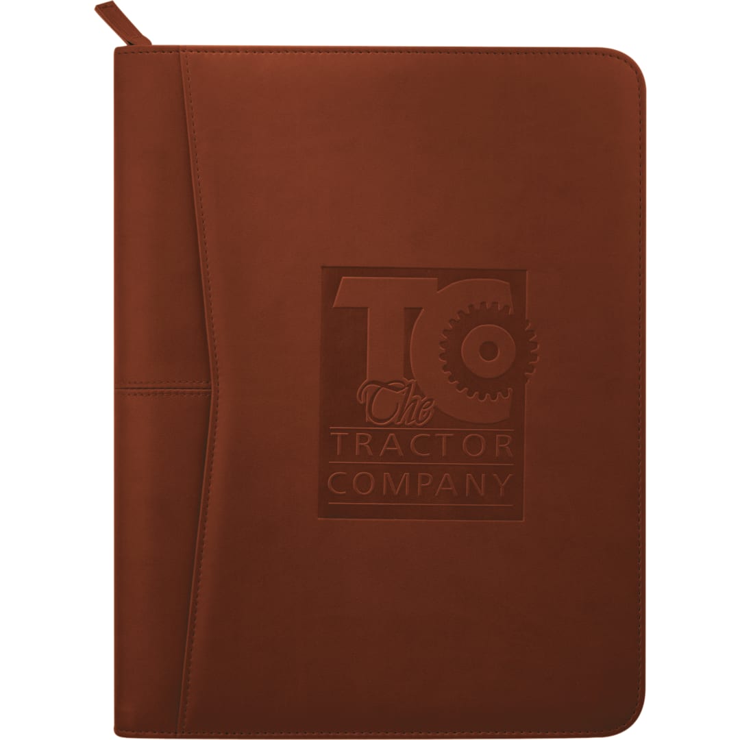 Pedova FSC® Mix Pedova™ Zippered UltraHyde Padfolio - 0770-10 Red