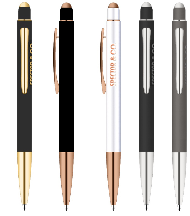 Spectorandco Top notch reflection 2-in-1 ballpoint pen / stylus - I154 