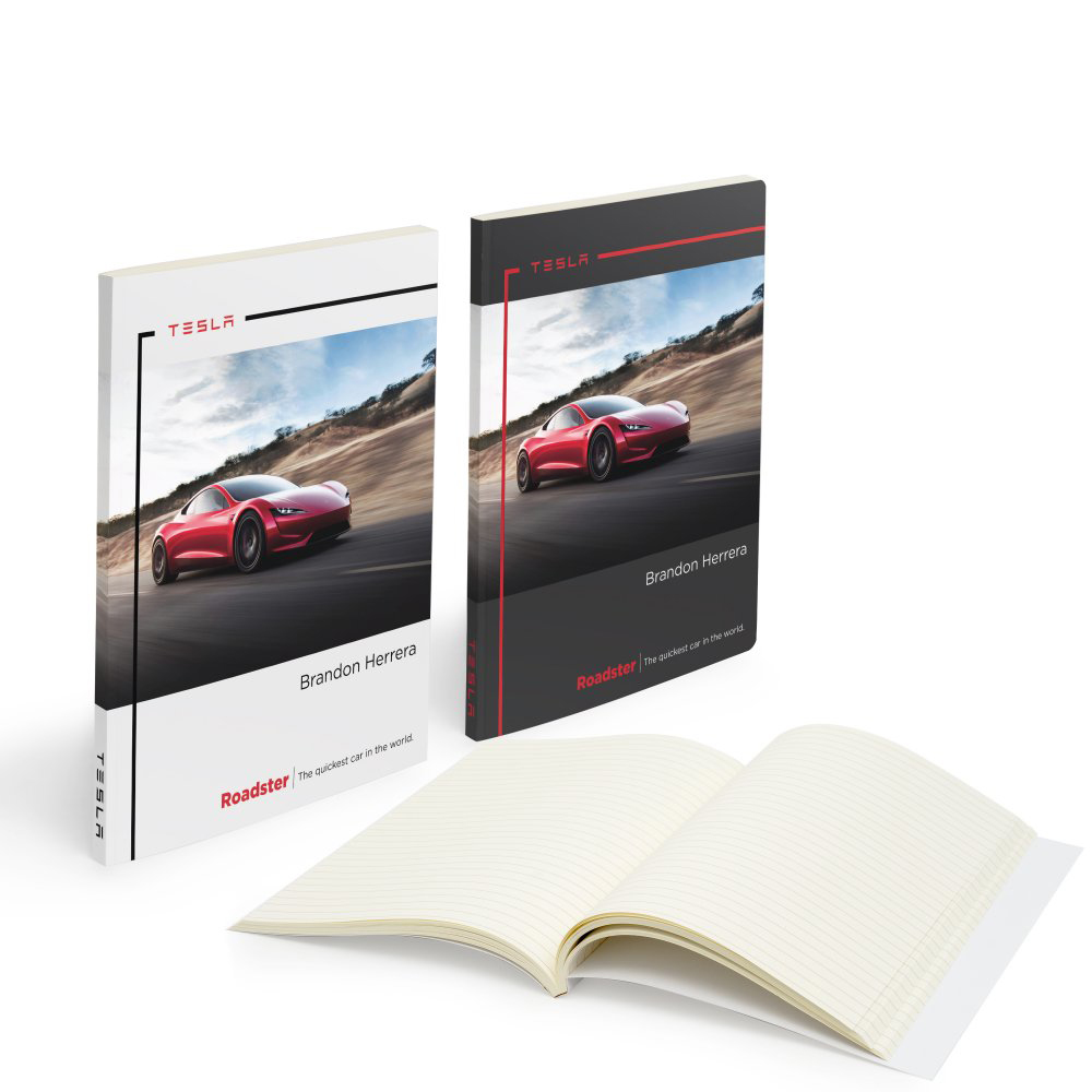 Spectorandco Magna perfect bound notebook (5.5" x 8.25" with 150 pages)  - SC106 SMOOTH-LINED