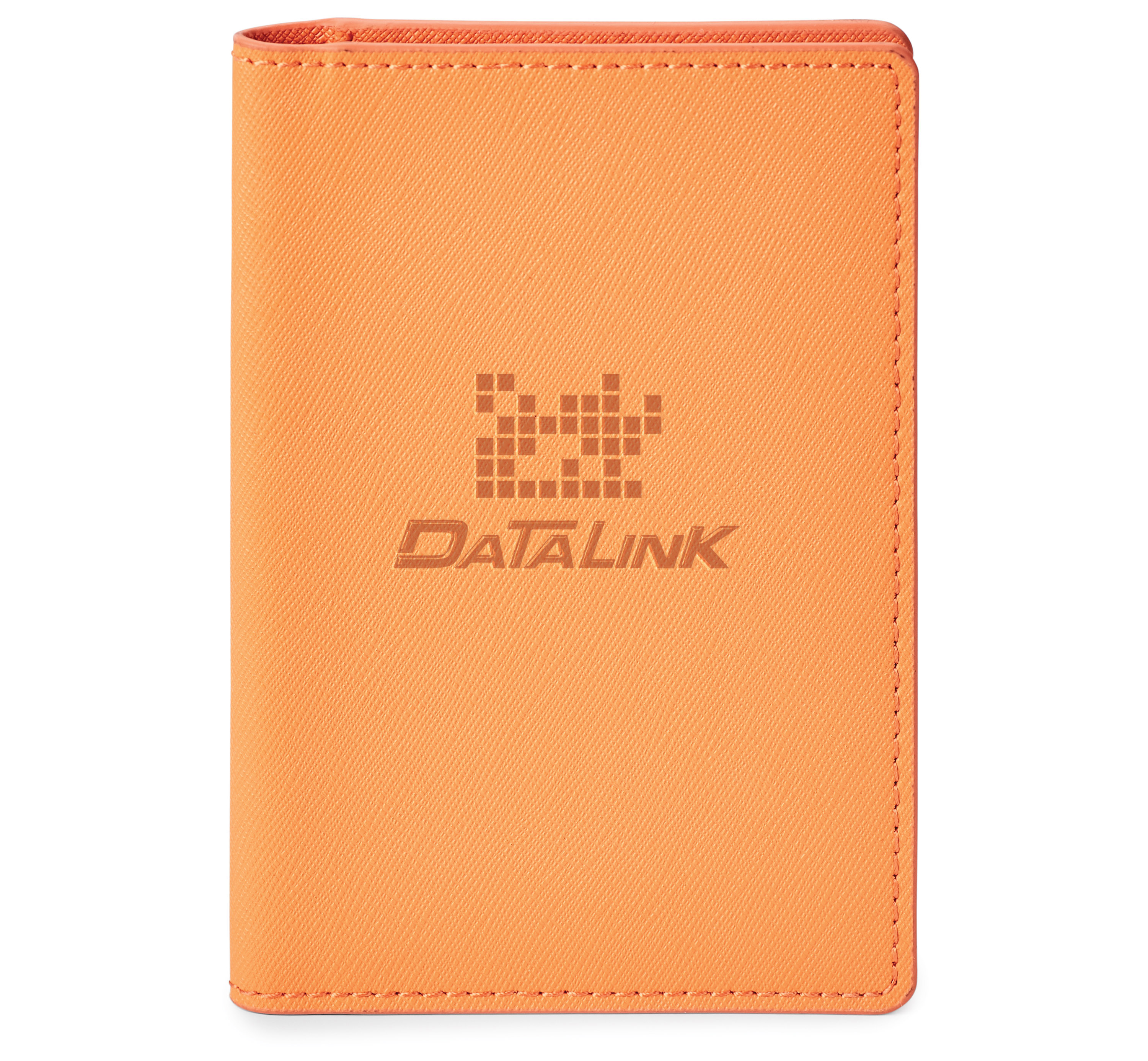 Spectorandco Genuine leather rfid booklet/ passport holder - ST147 ORANGE