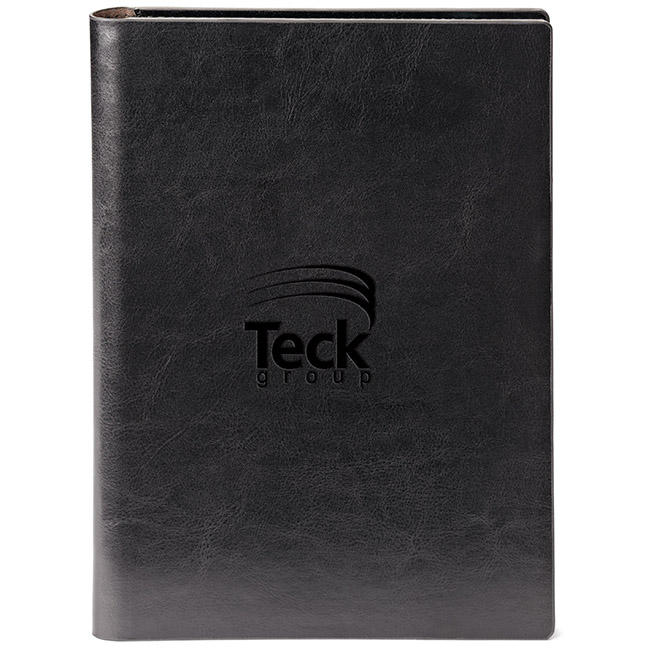 Spectorandco Fabrizio padfolio & refillable notepad - ST403 BLACK