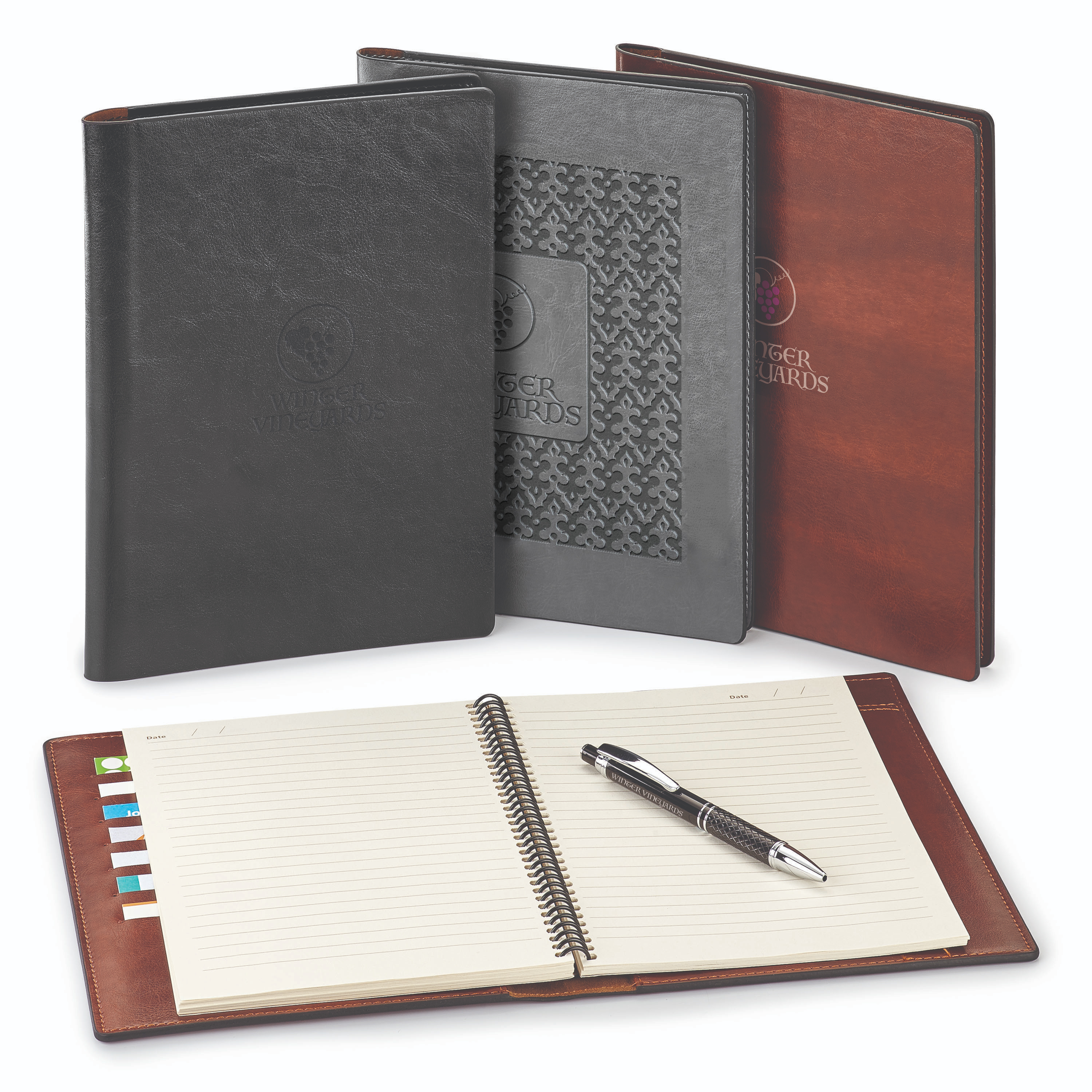 Spectorandco Fabrizio padfolio & refillable eco notebook - ST4039 