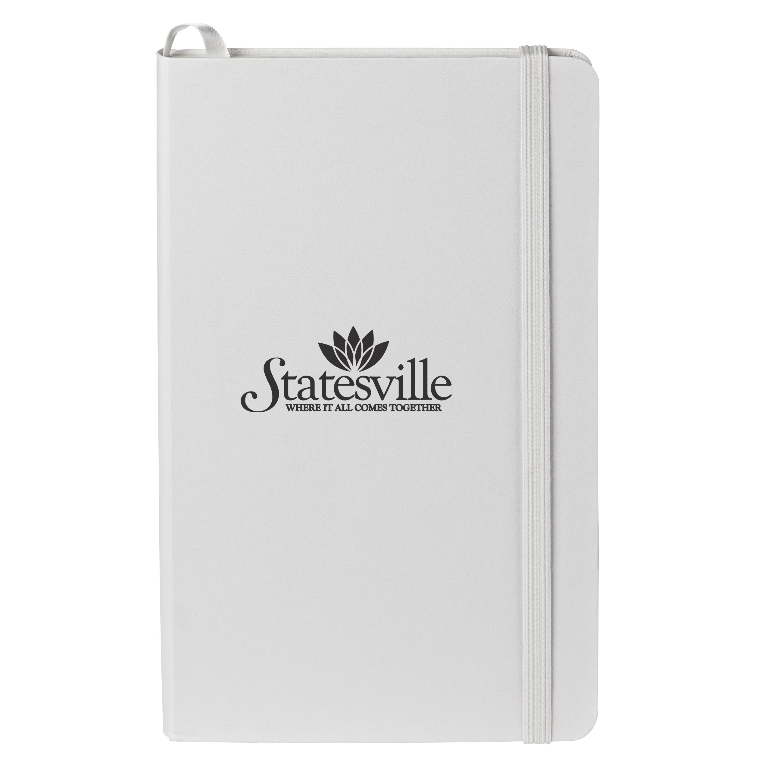 Spectorandco Classico hard cover journal - ST4123 WHITE