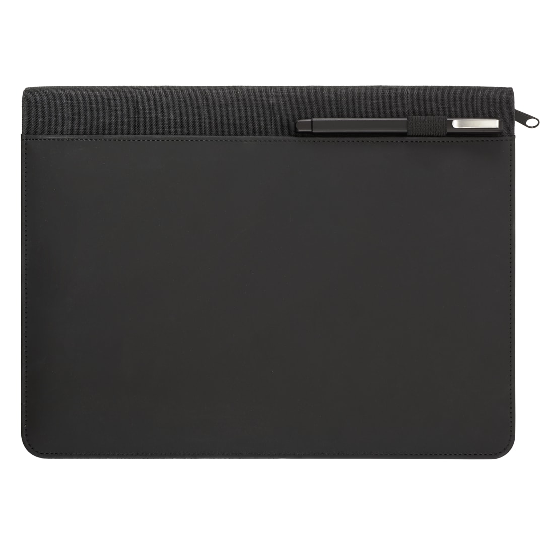 FSC&#174; Mix Vienna Heathered Zippered Padfolio - 0911-01
