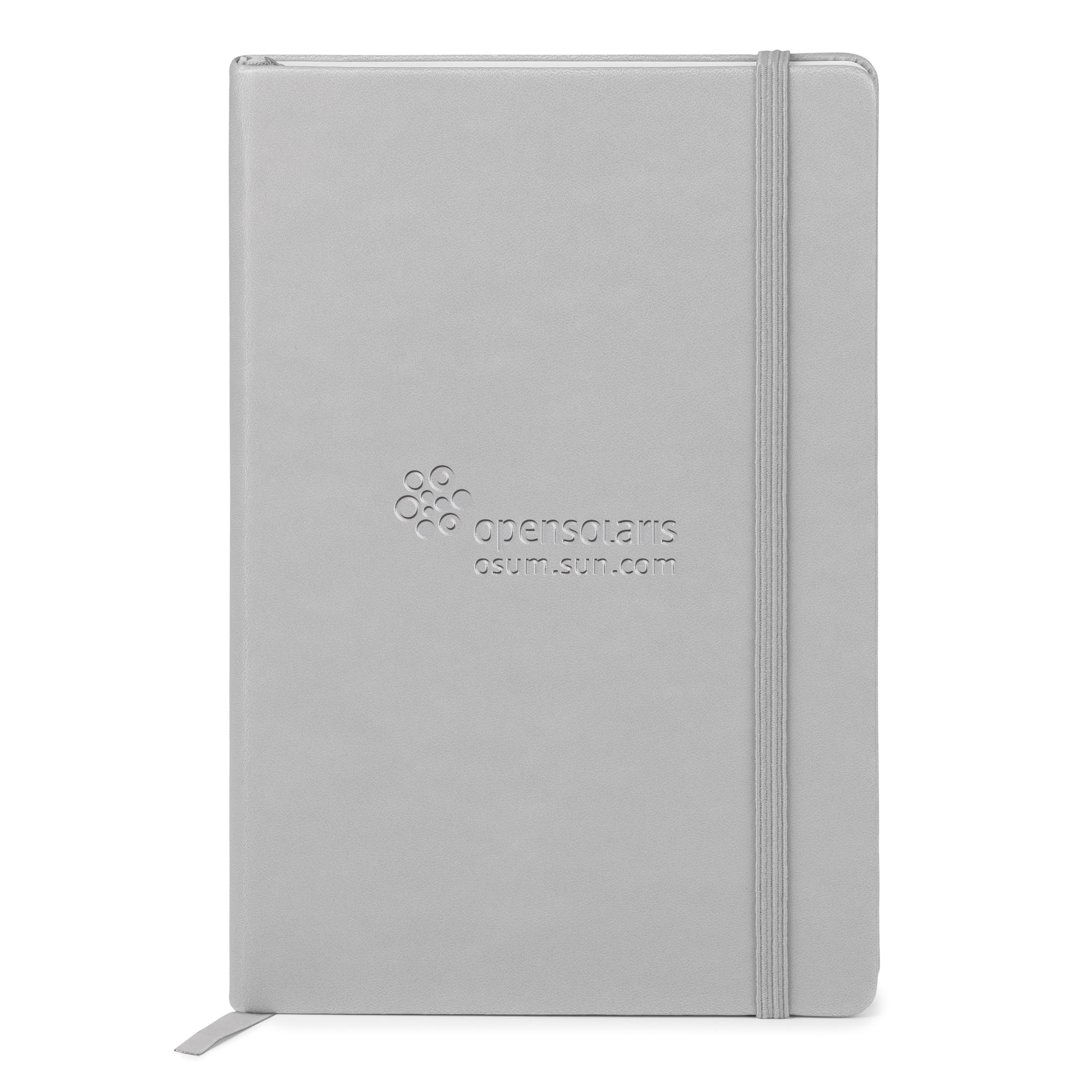 Spectorandco Neoskin<sup>®</sup> hard cover junior journal - ST4142 SILVER