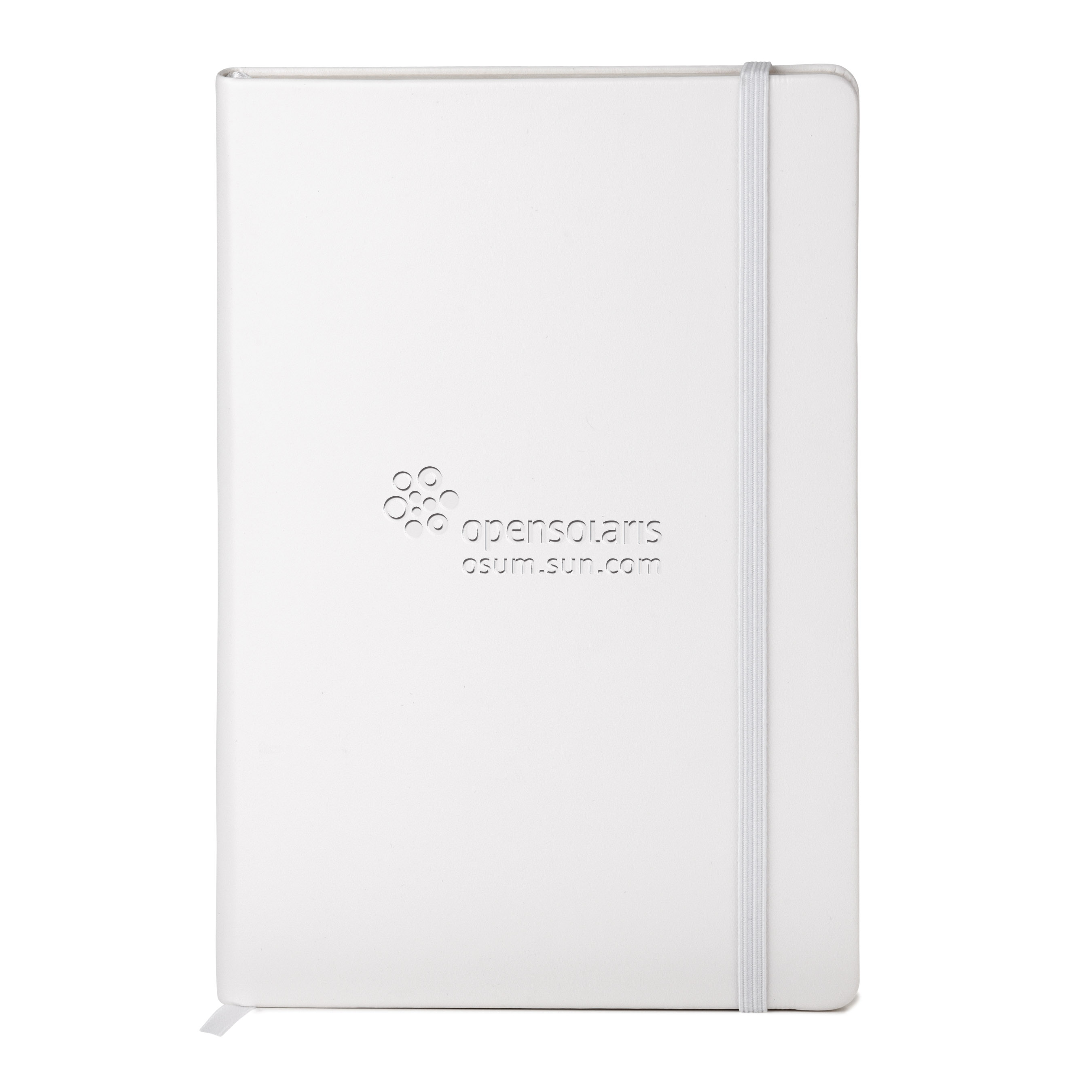 Spectorandco Neoskin<sup>®</sup> hard cover journal - ST4143 WHITE