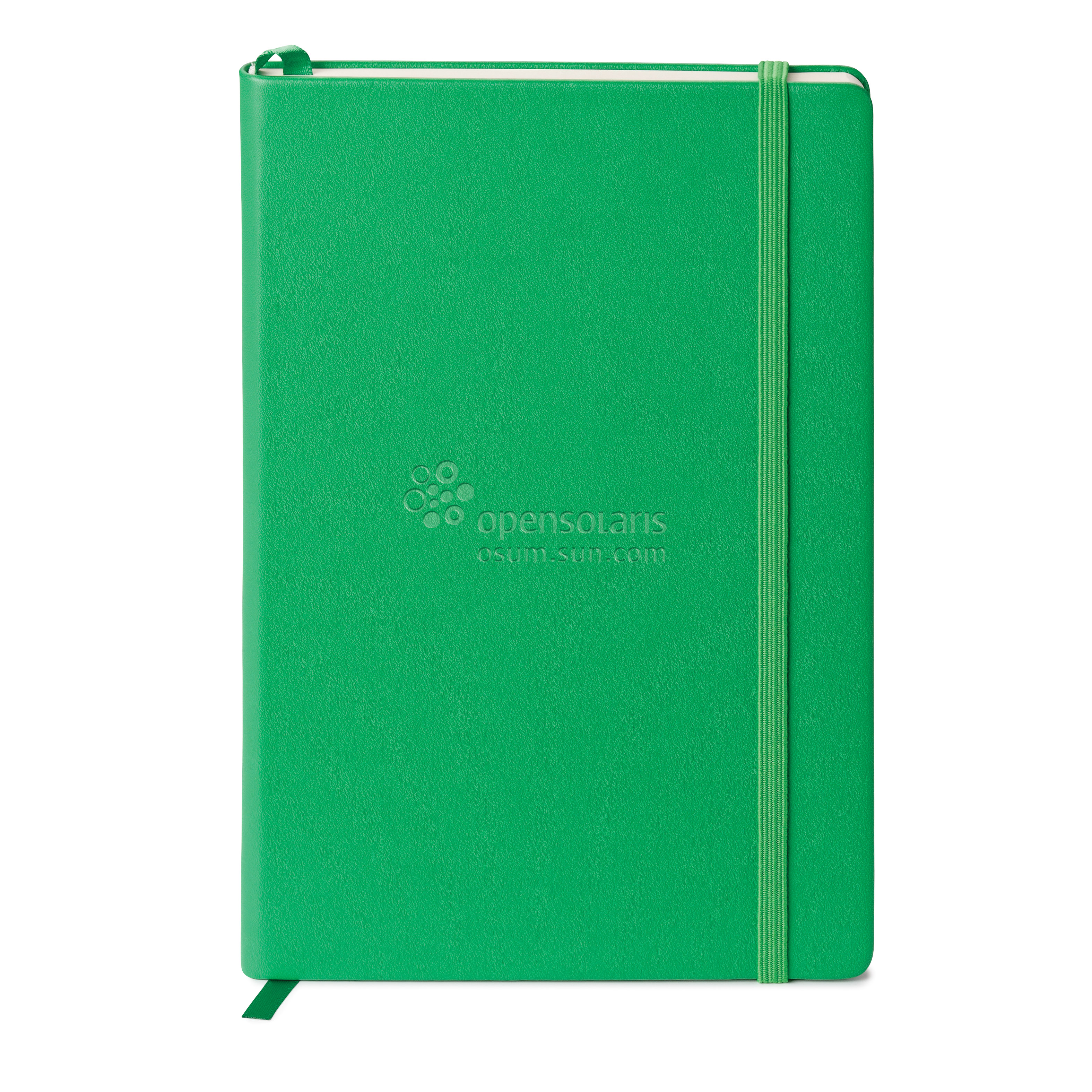 Spectorandco Neoskin<sup>®</sup> hard cover journal - ST4143 MEDIUM GREEN