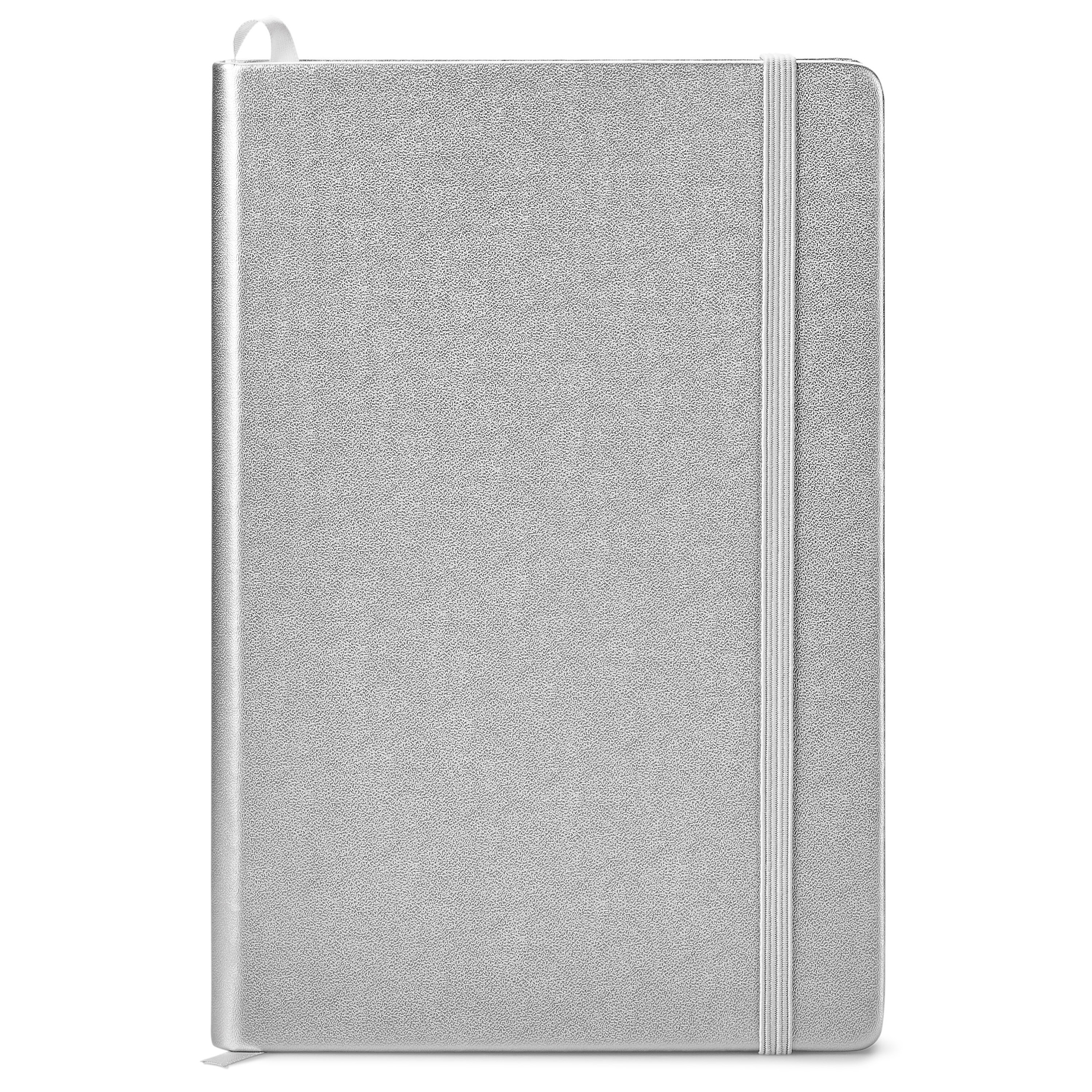 Spectorandco Neoskin hard cover journal - ST4157 SILVER
