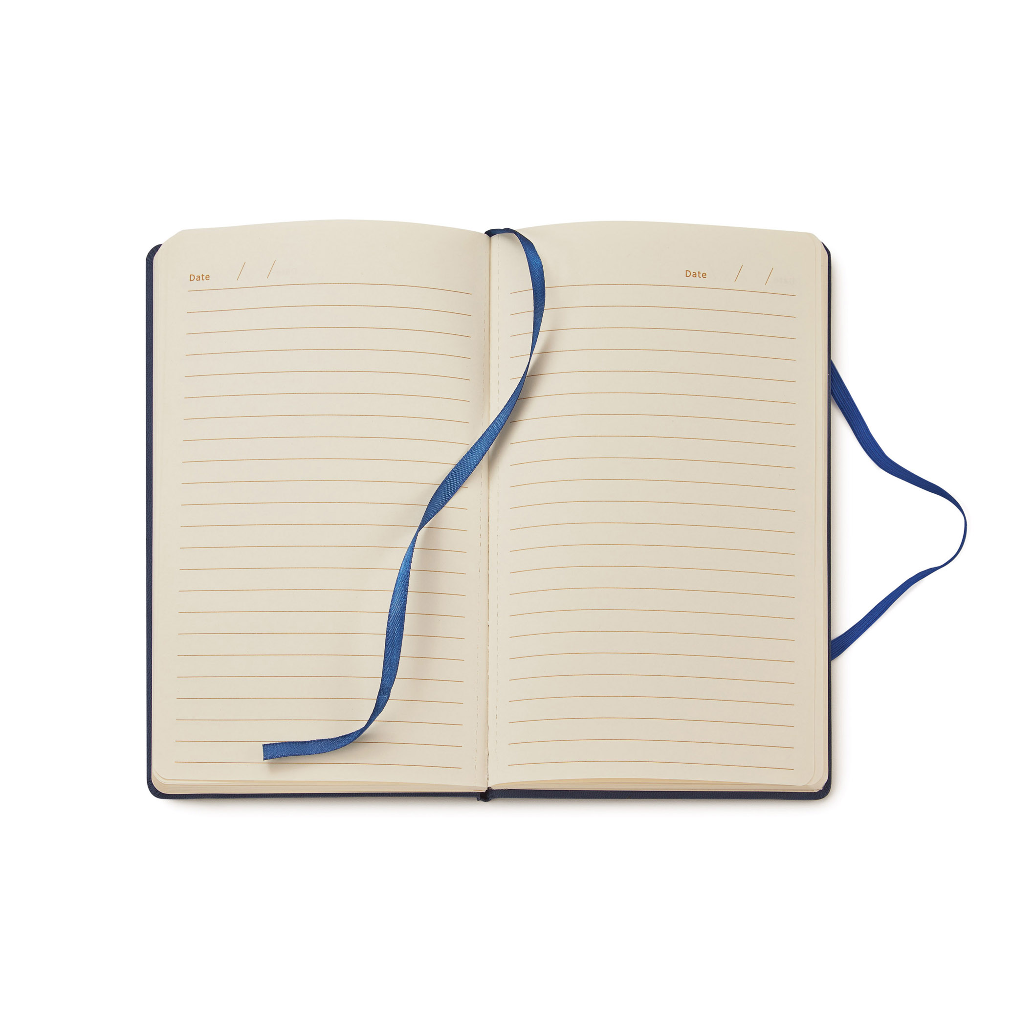 Spectorandco Classico vinyl hard cover journal - ST4166 BLUE