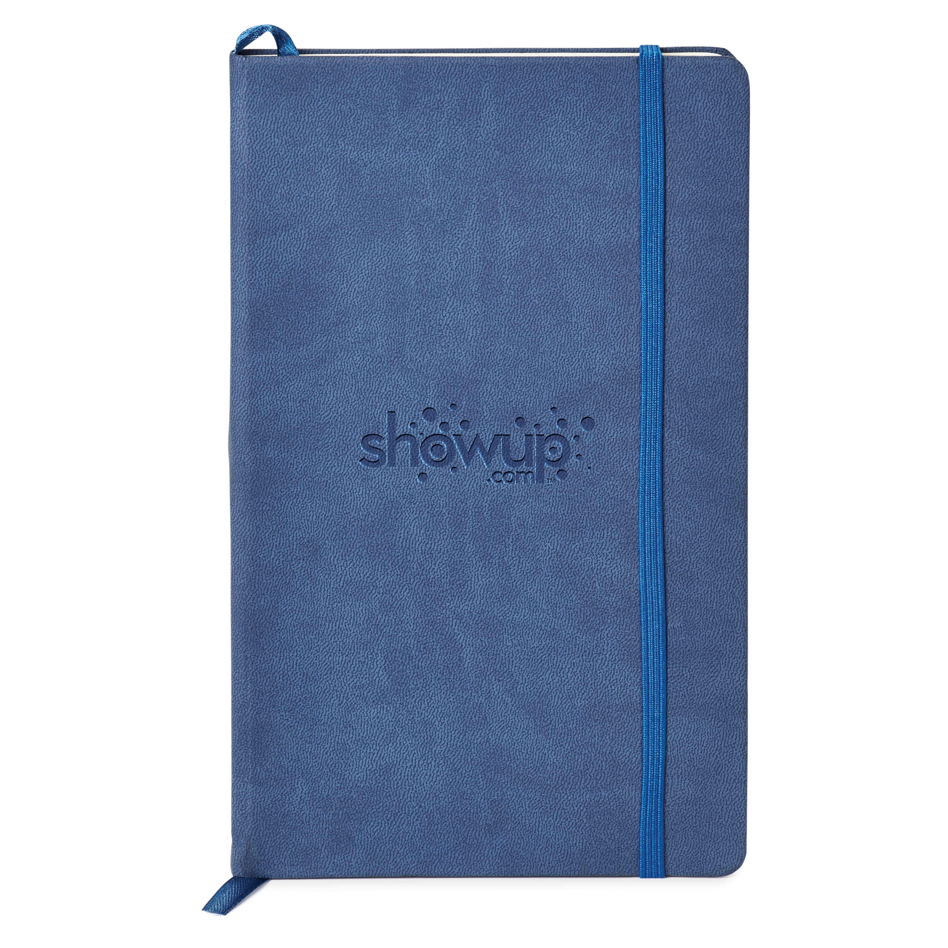 Spectorandco Classico vinyl hard cover journal - ST4166 BLUE