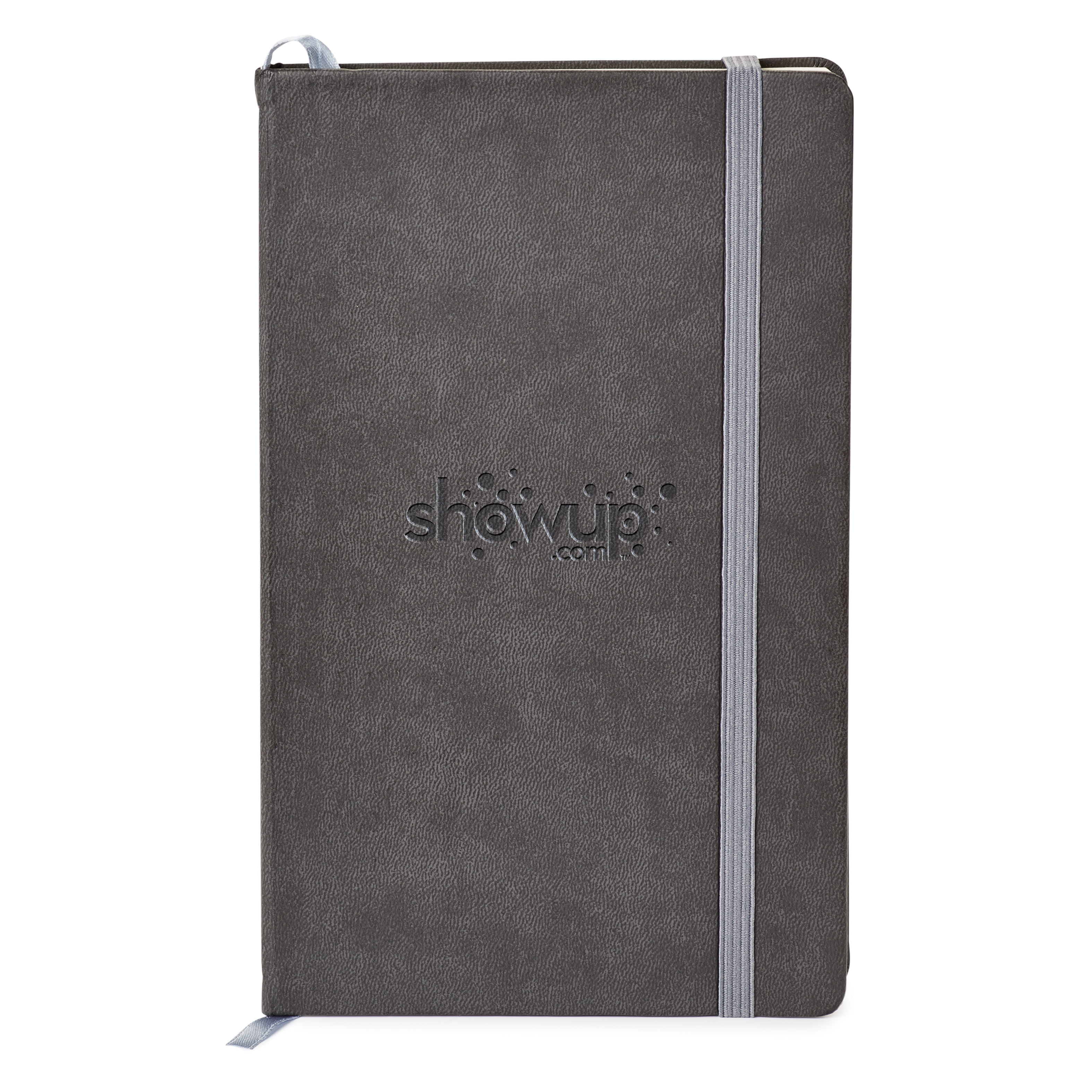 Spectorandco Classico vinyl hard cover journal - ST4166 GREY