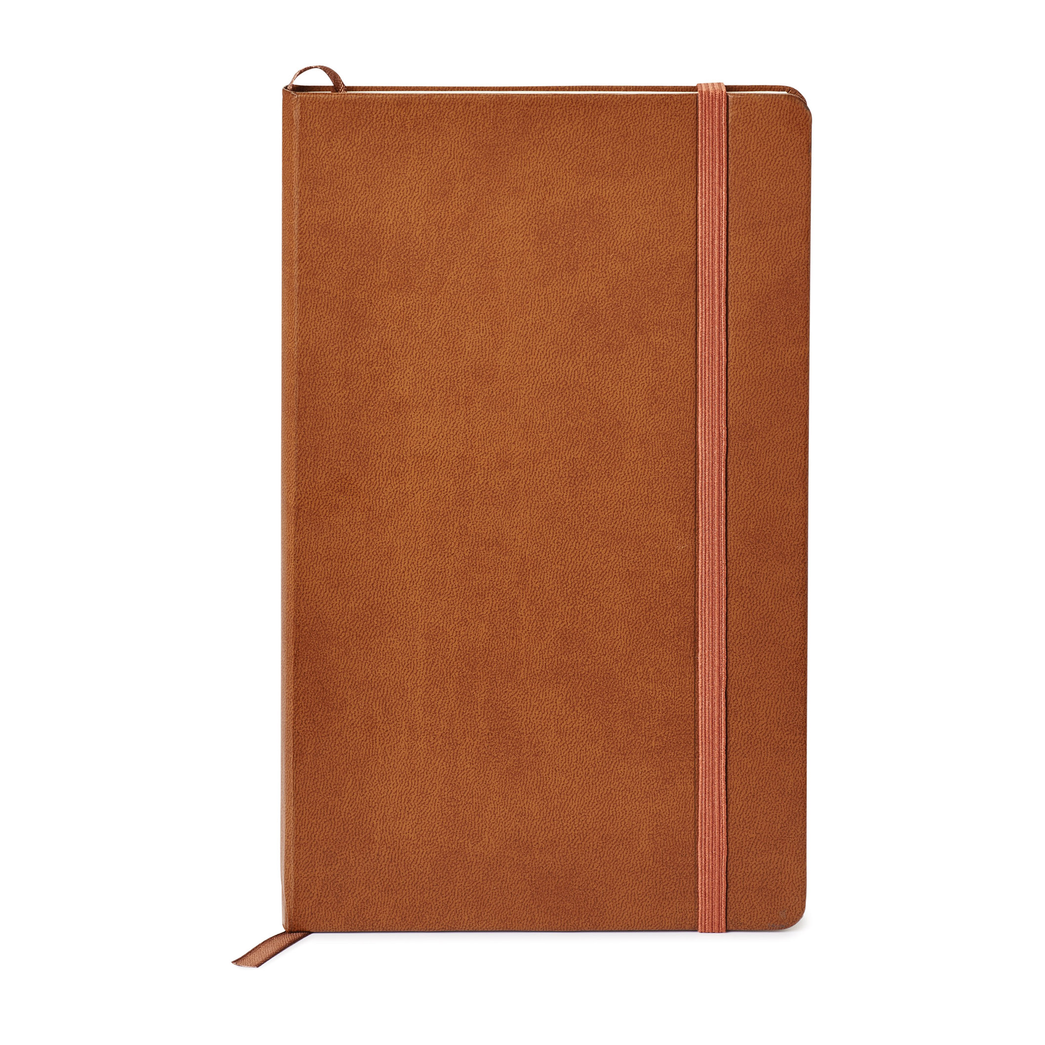 Spectorandco Classico vinyl hard cover journal - ST4166 BROWN