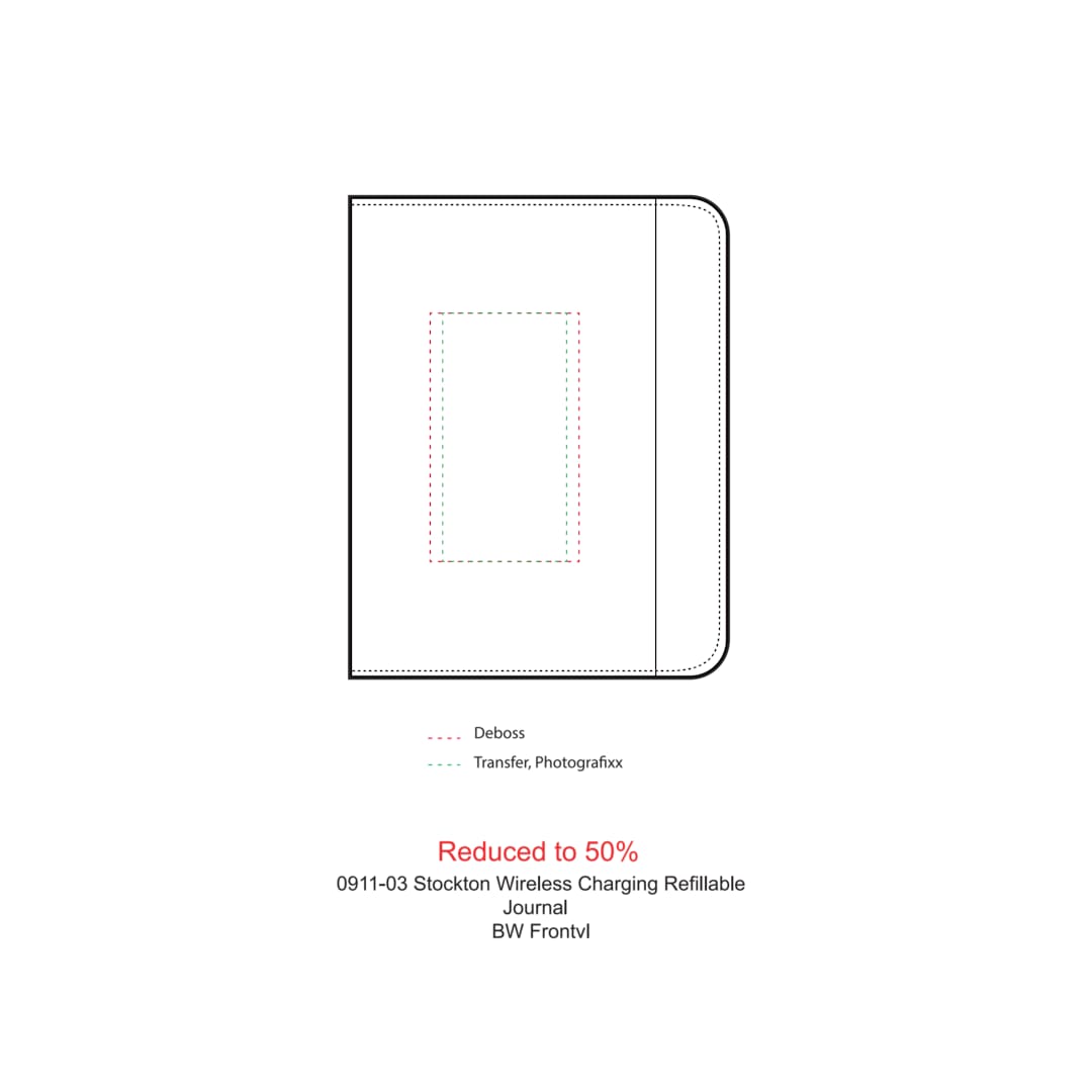 FSC Mix Stockton 5000 mAh Wireless Charging Journa - 0911-03 Gray