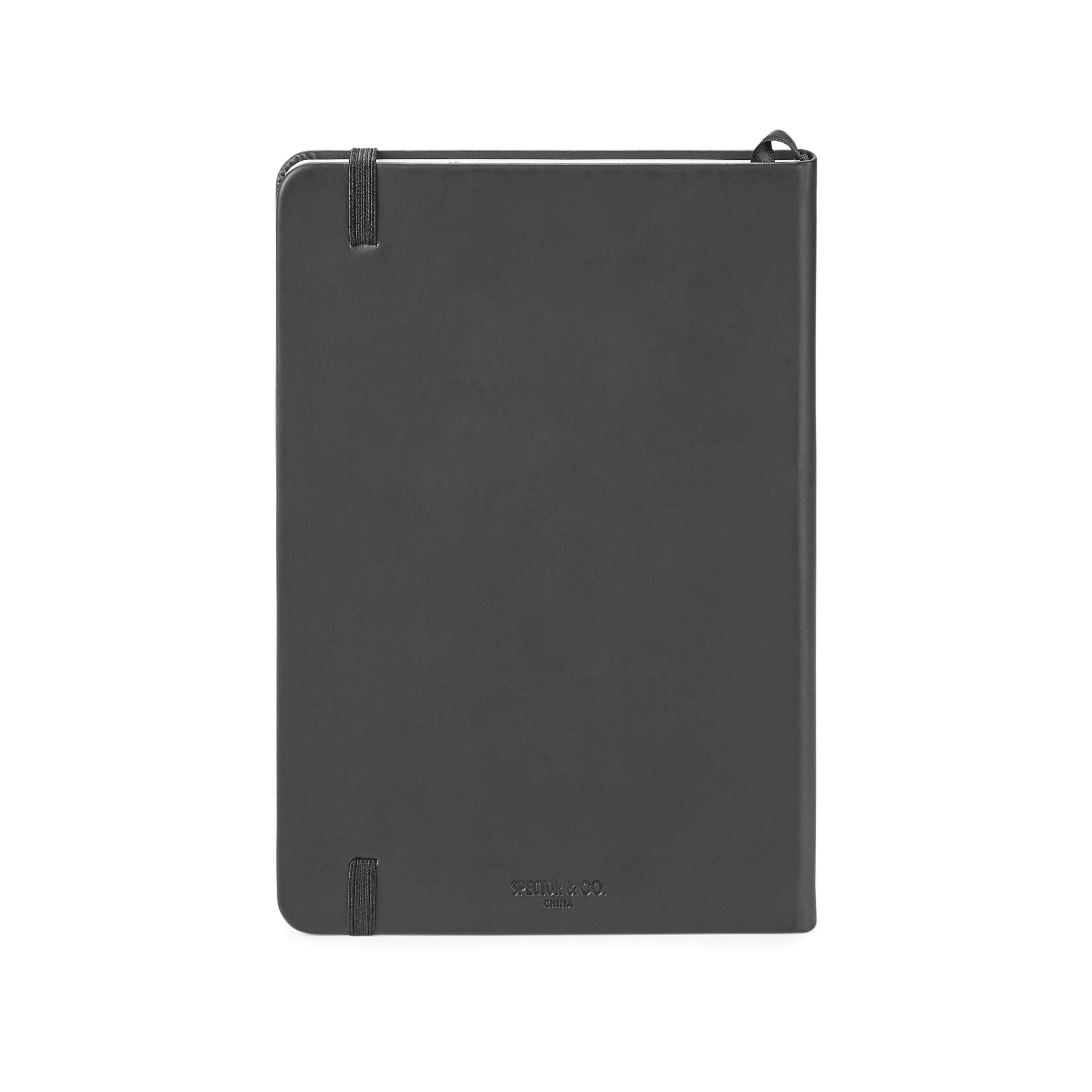 Spectorandco Donald hard cover journal - ST4177 BLACK
