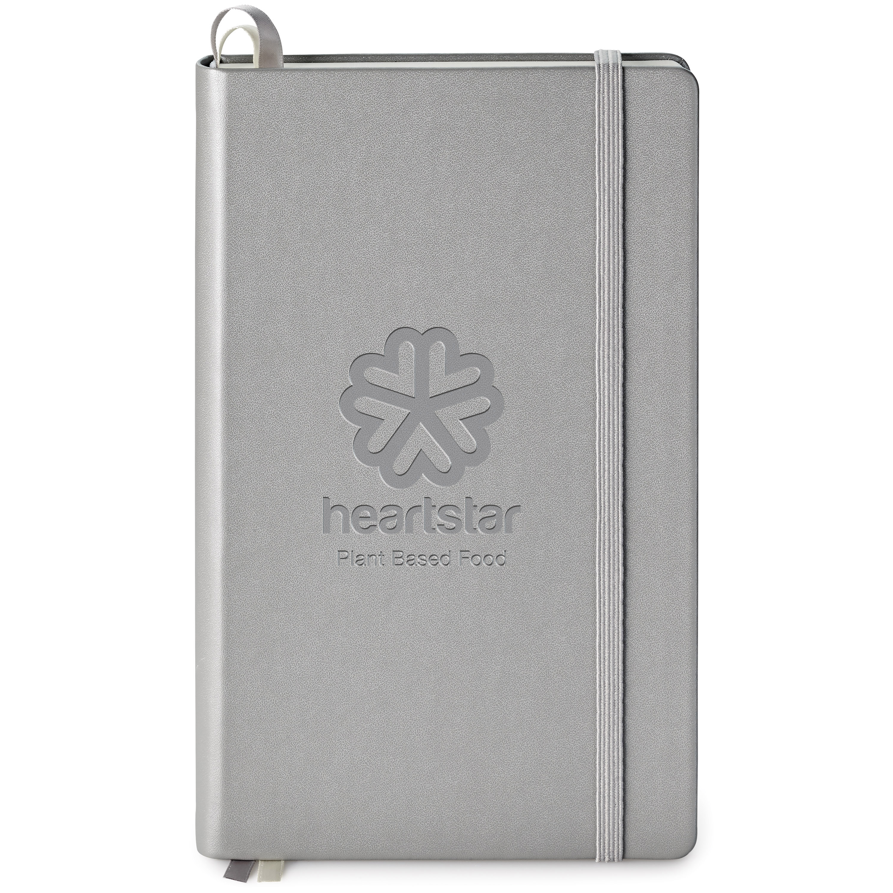 Spectorandco Neoskin<sup>®</sup> hard cover journal - ST4184 SILVER