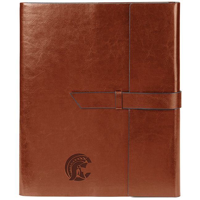Spectorandco Fabrizio refillable portfolio - ST4241 BROWN