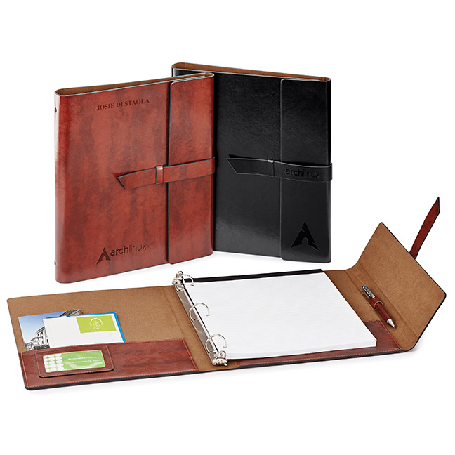 Spectorandco Fabrizio refillable portfolio/3-ring binder - ST4310
