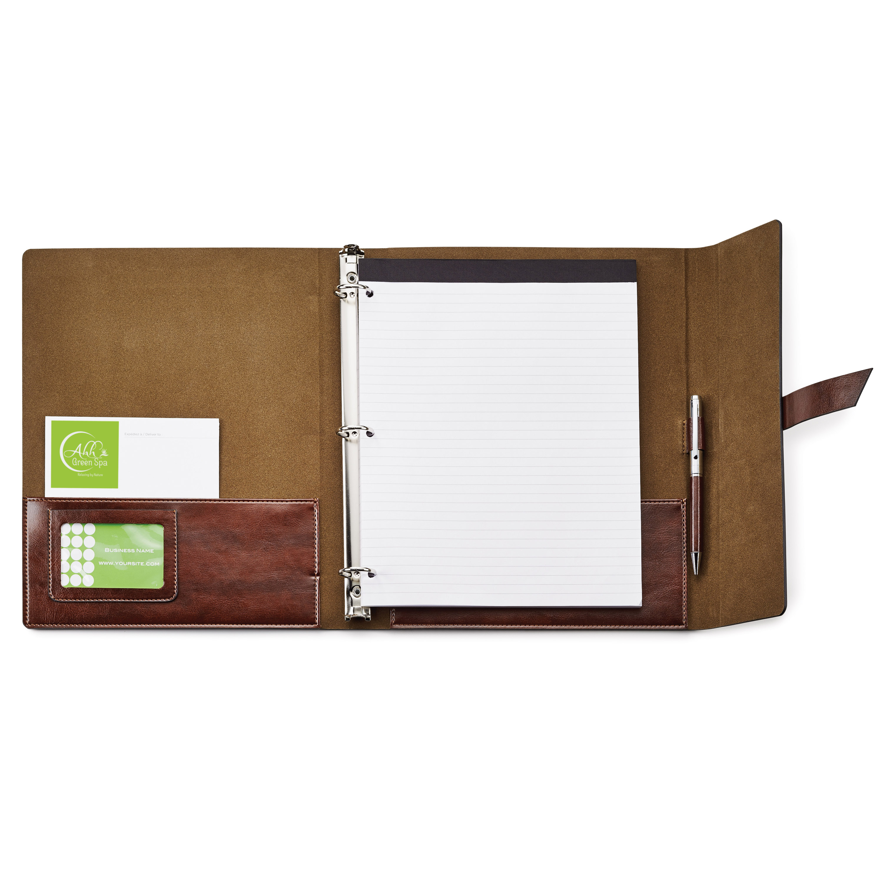 Spectorandco Fabrizio refillable portfolio/3-ring binder - ST4310 