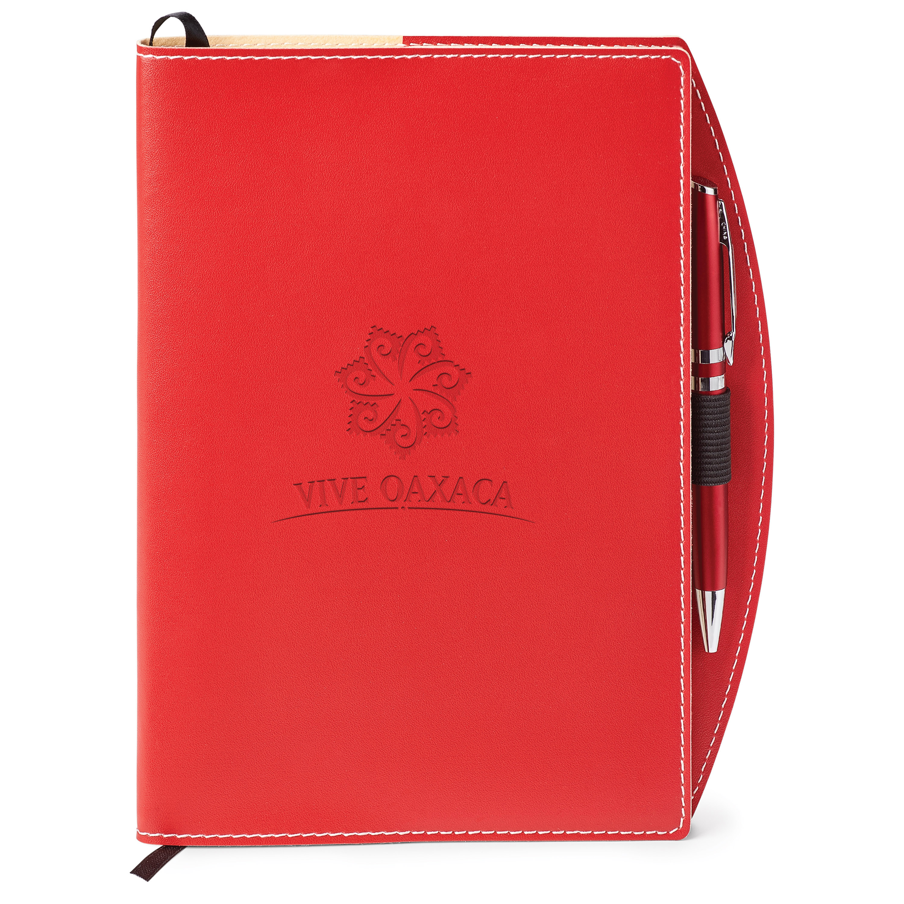 Spectorandco Bradford refillable journal combo - ST4347 RED