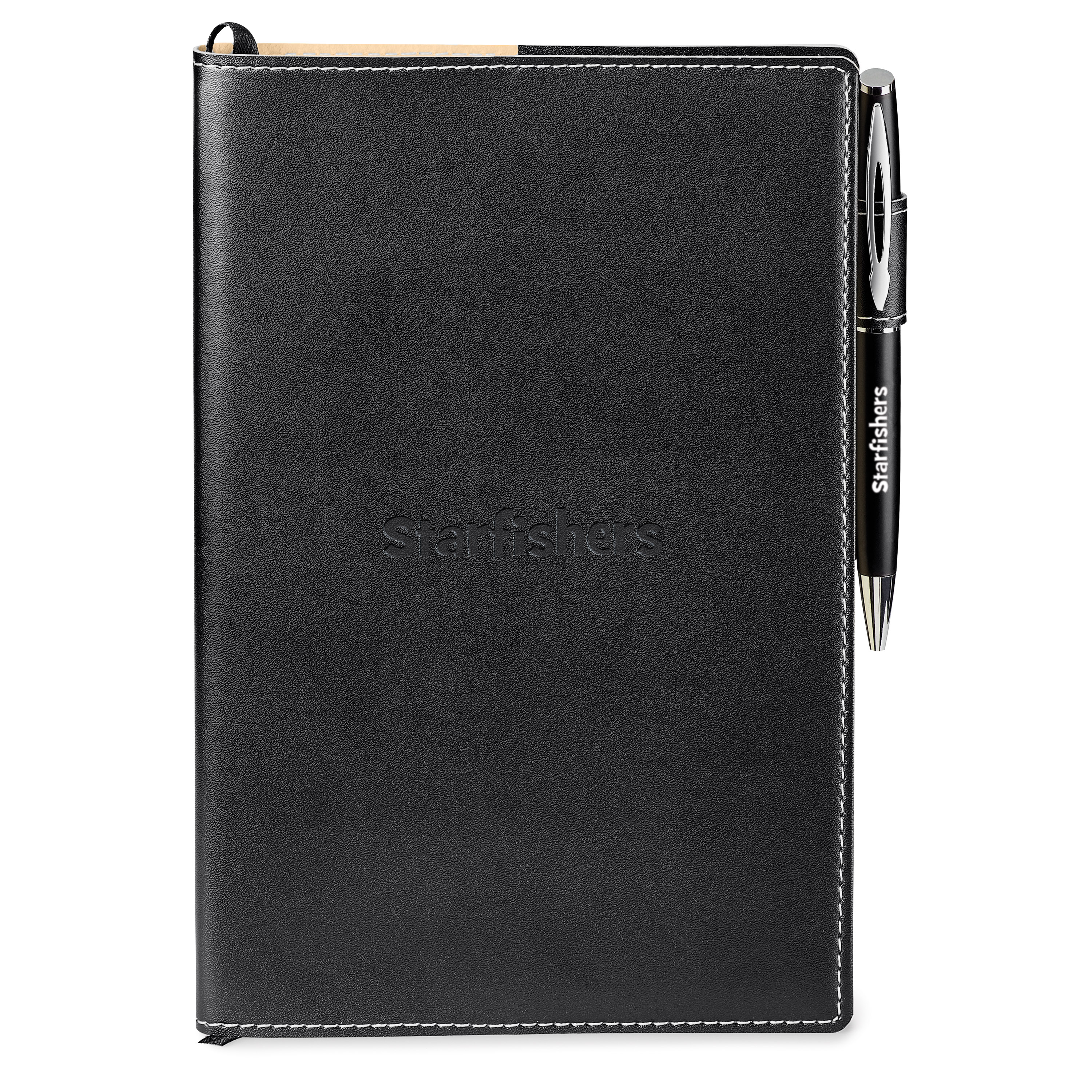 Spectorandco Bradford refillable journal combo - ST4423 BLACK