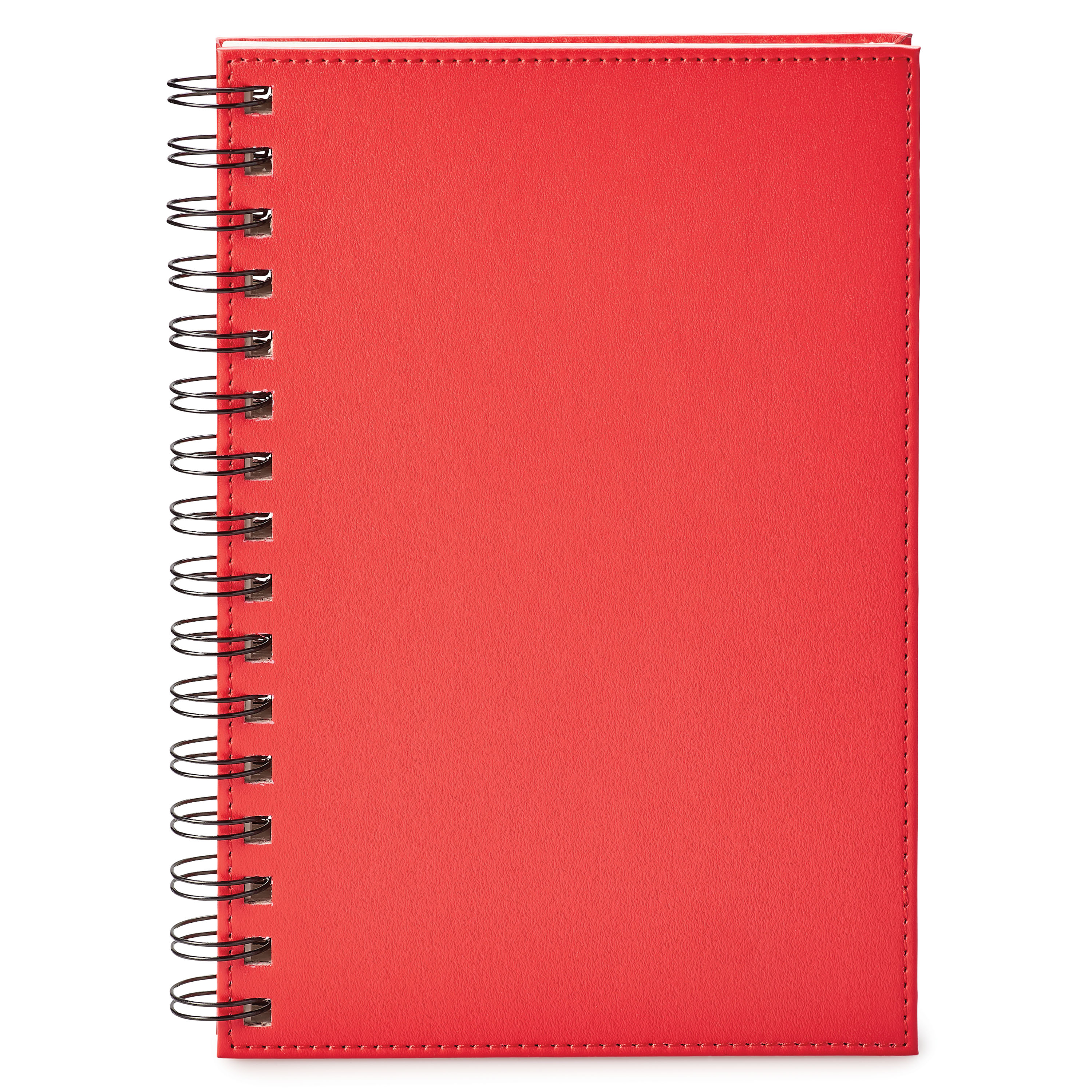 Spectorandco Neoskin<sup>®</sup> hard cover spiral journal - ST446 RED
