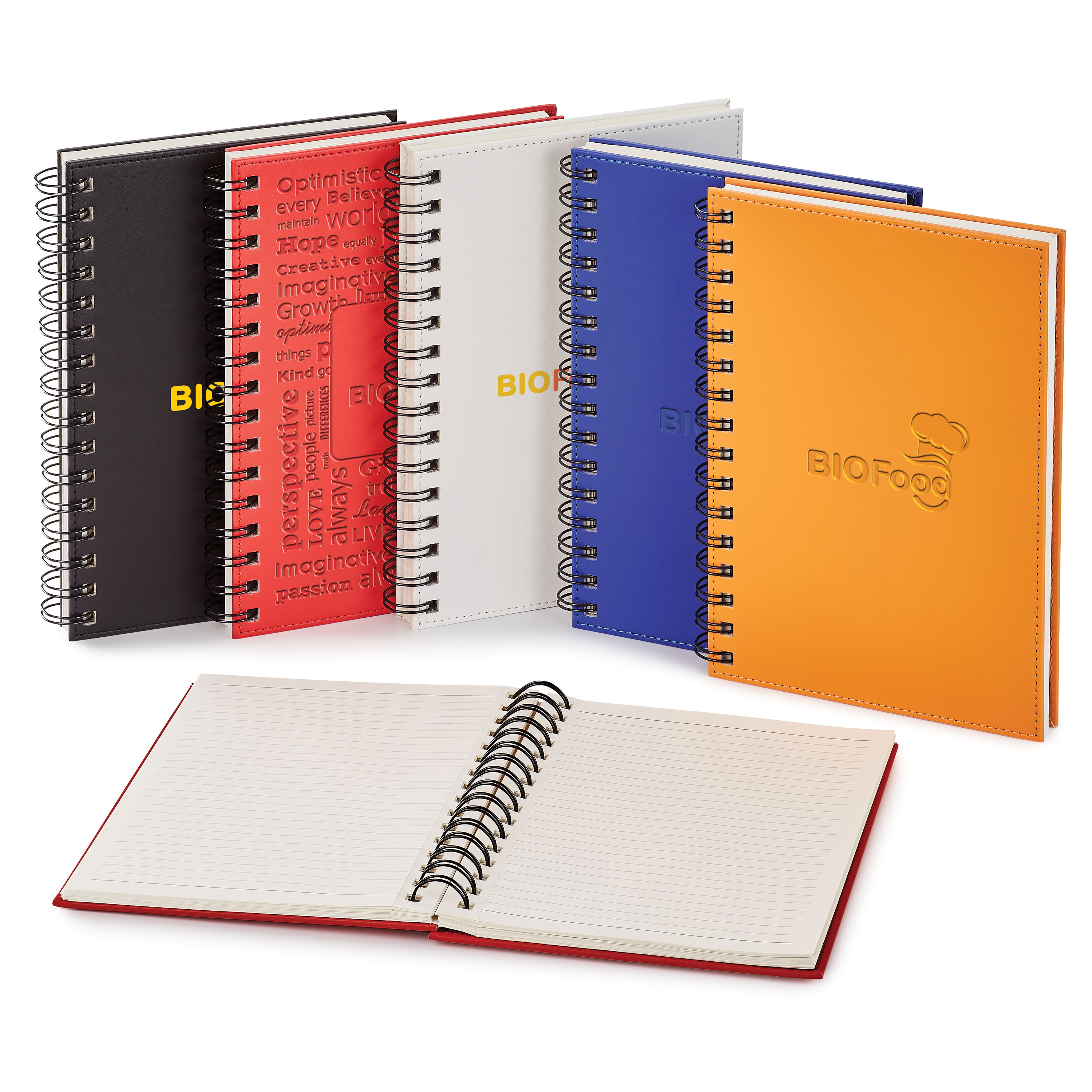 Spectorandco Neoskin<sup>®</sup> hard cover spiral journal - ST446 