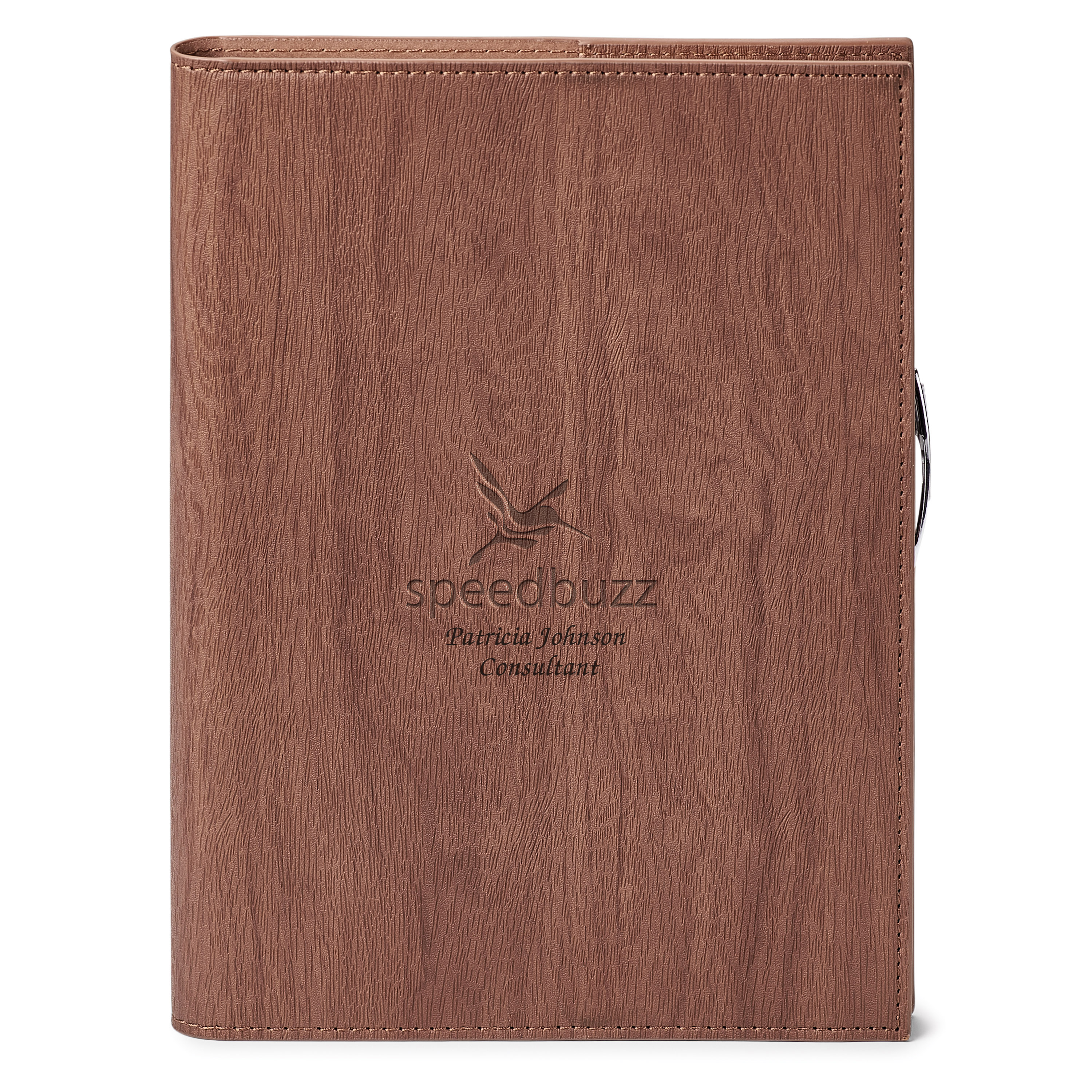 Spectorandco Ronan refillable journal combo - ST4592 BROWN
