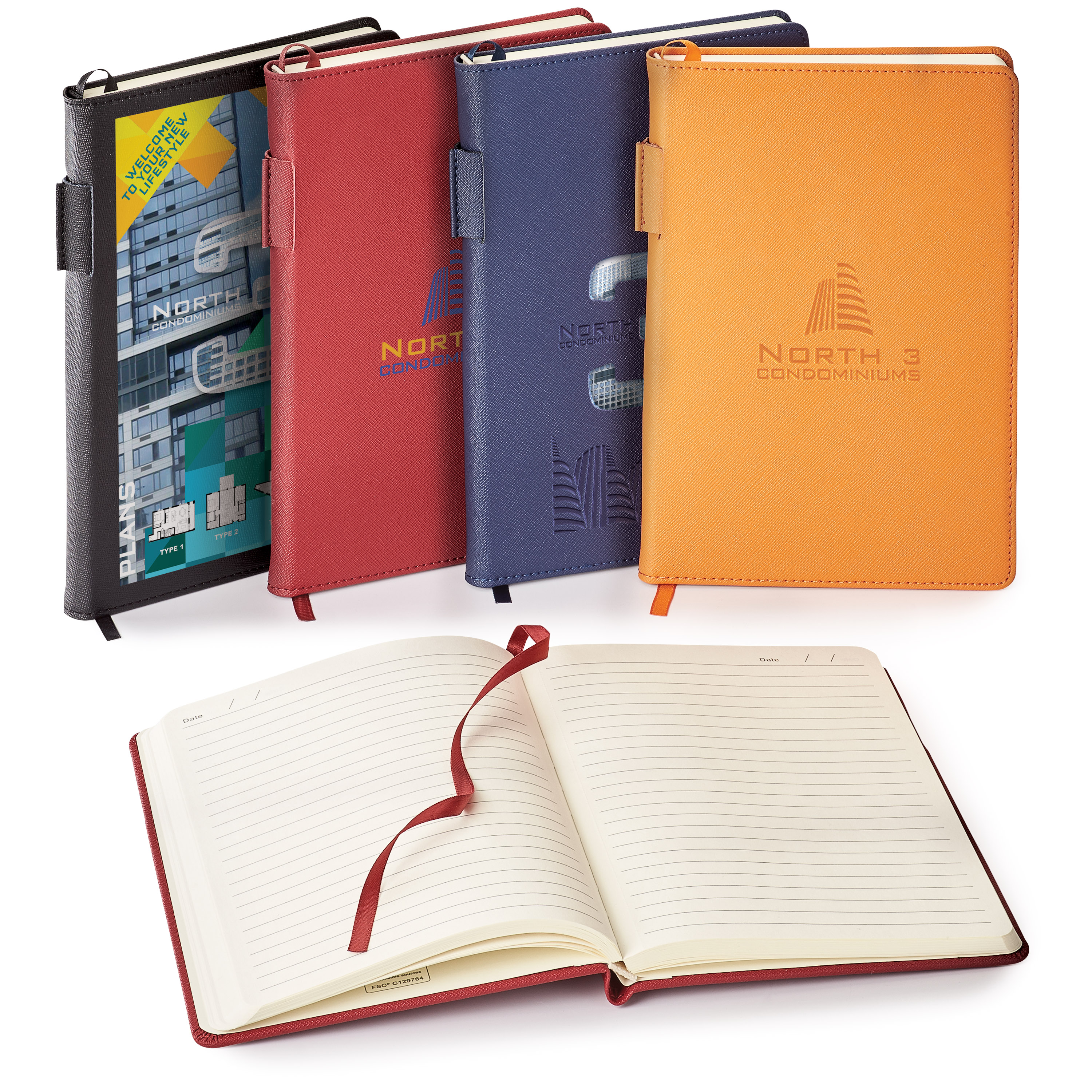 Spectorandco Genuine leather non-refillable journal - ST4660