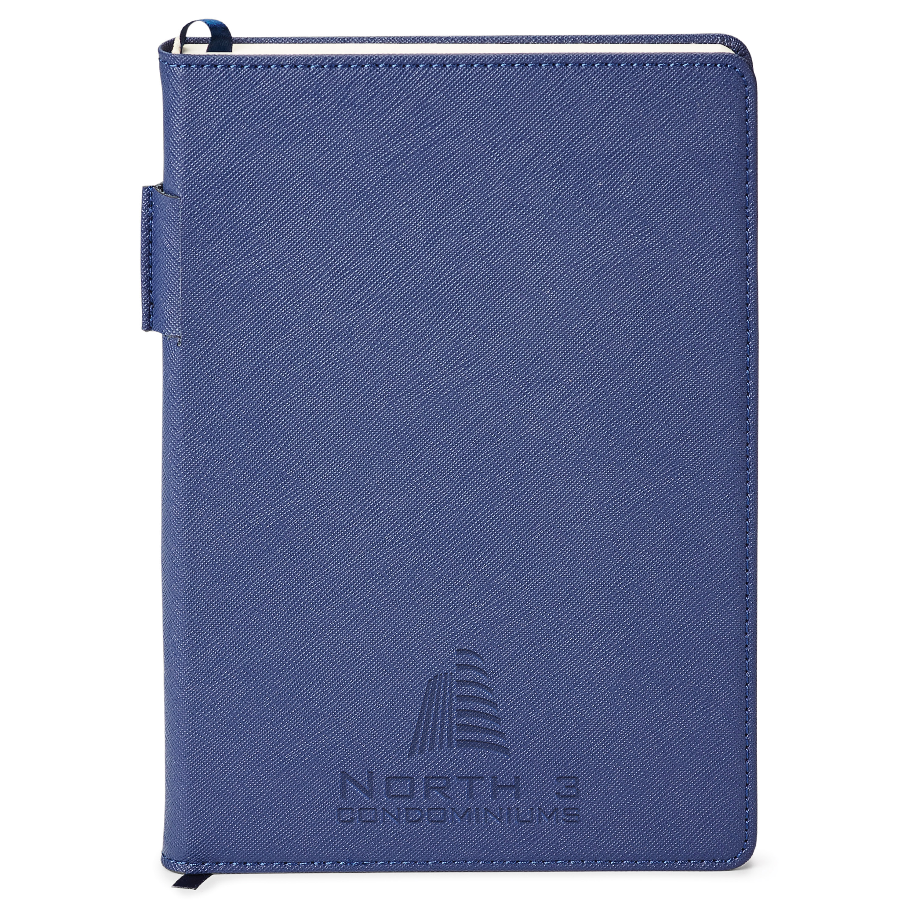 Spectorandco Genuine leather non-refillable journal - ST4660 BLUE