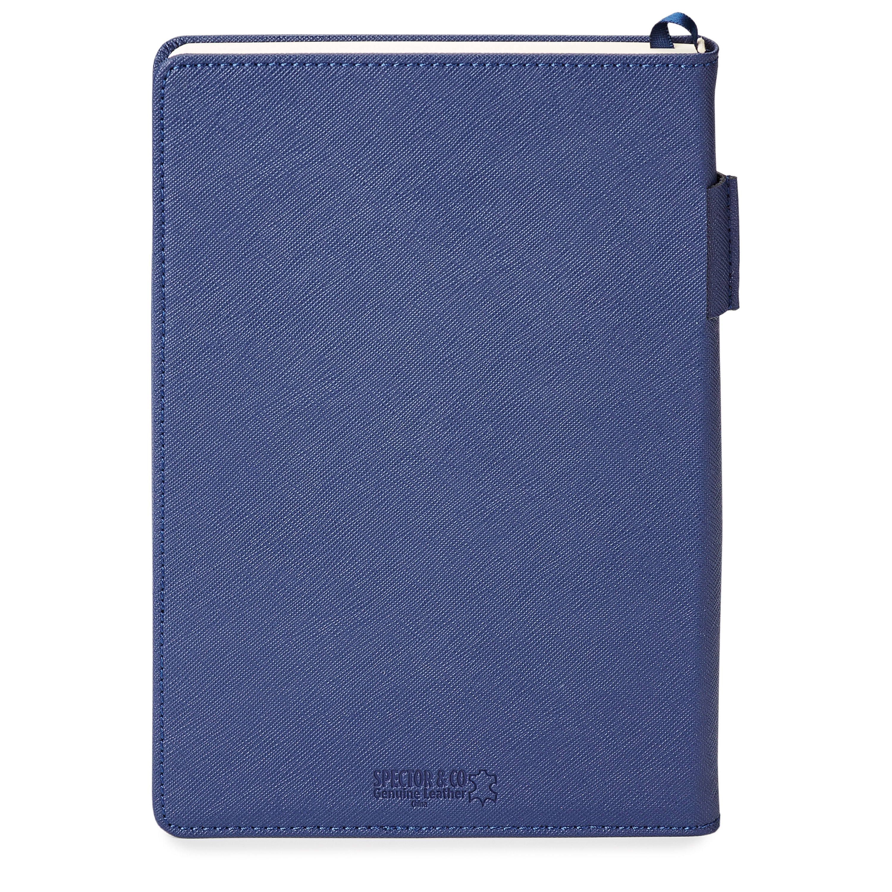 Spectorandco Genuine leather non-refillable journal - ST4660 BLUE