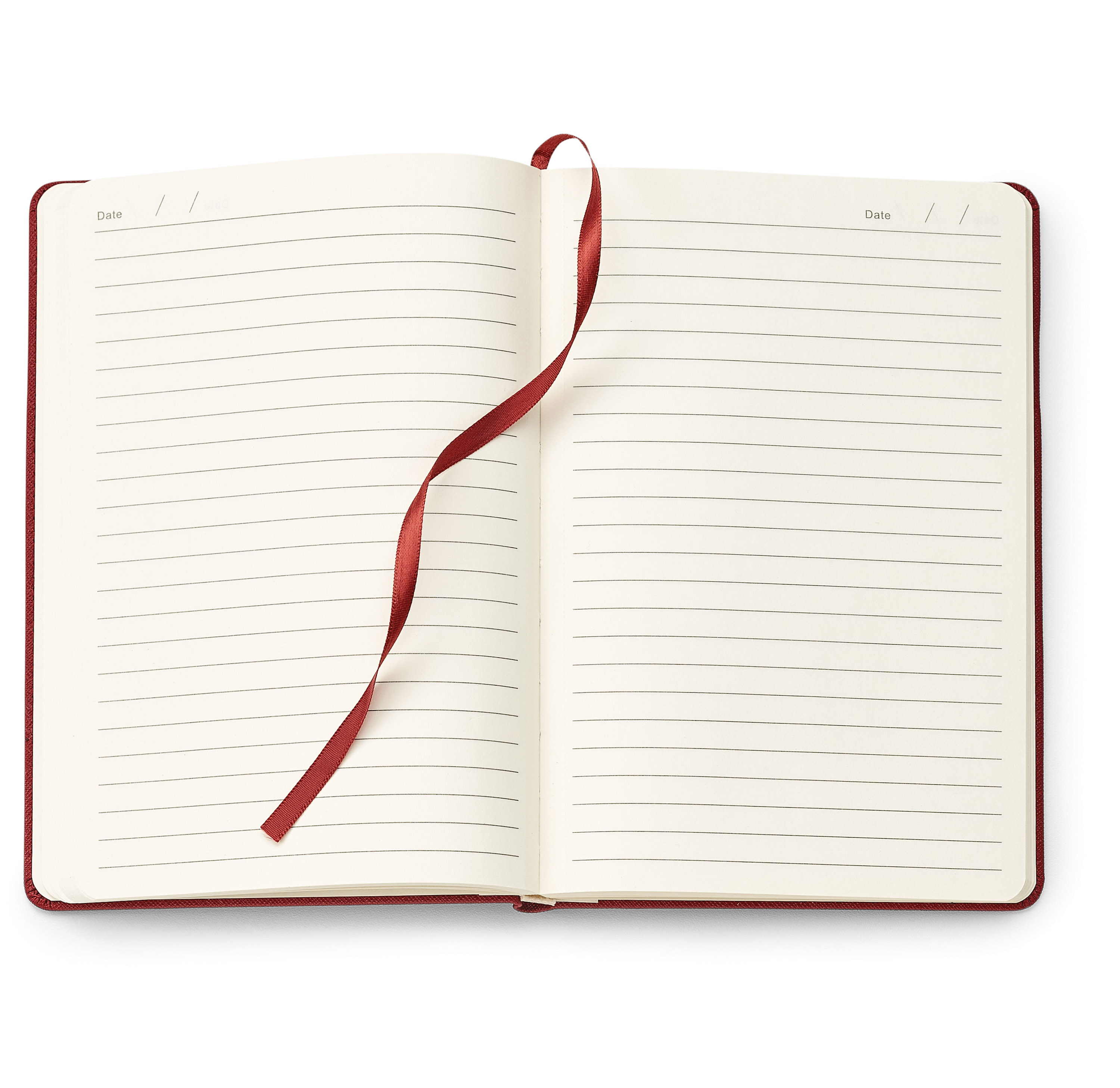 Spectorandco Genuine leather non-refillable journal - ST4660 RED