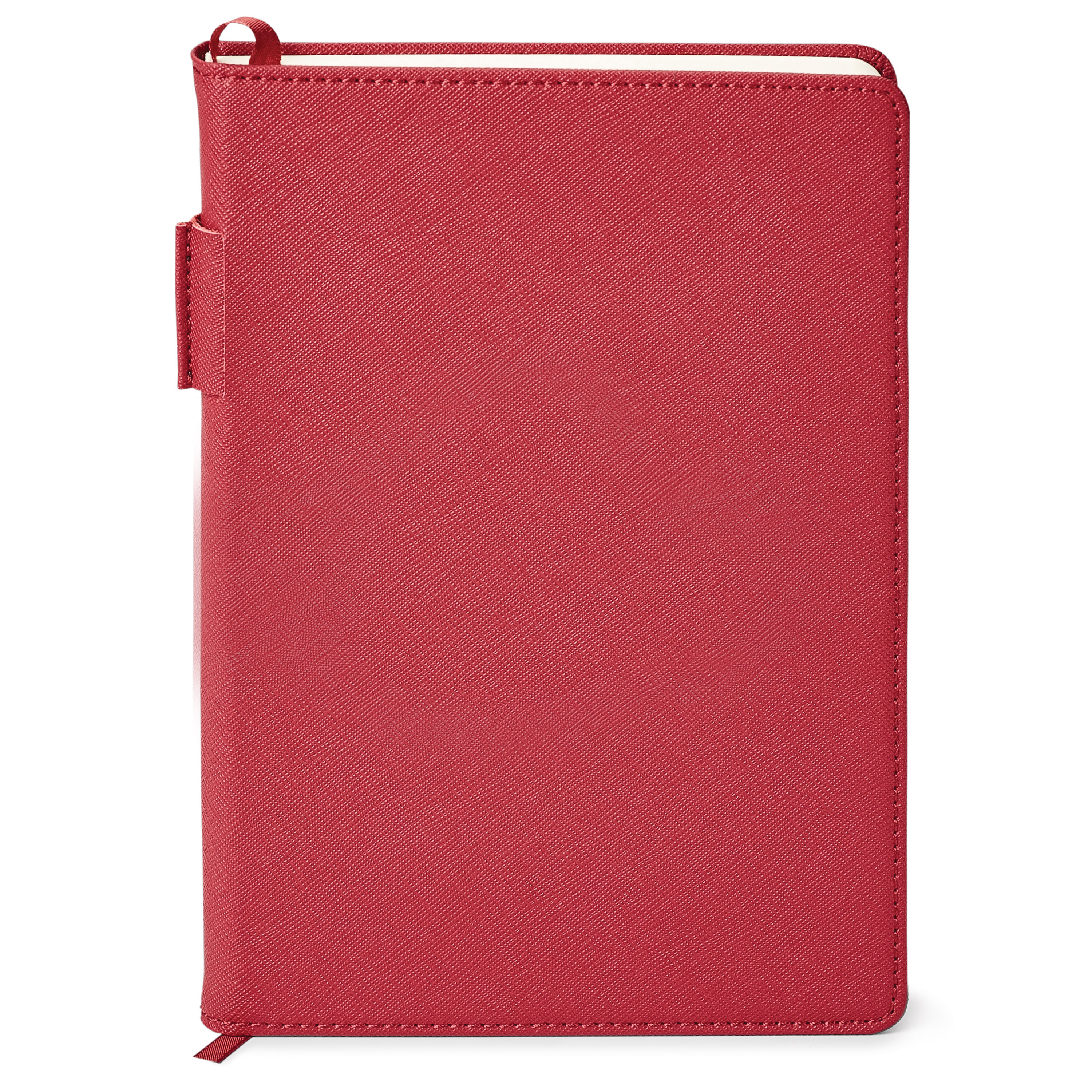 Spectorandco Genuine leather non-refillable journal - ST4660 RED