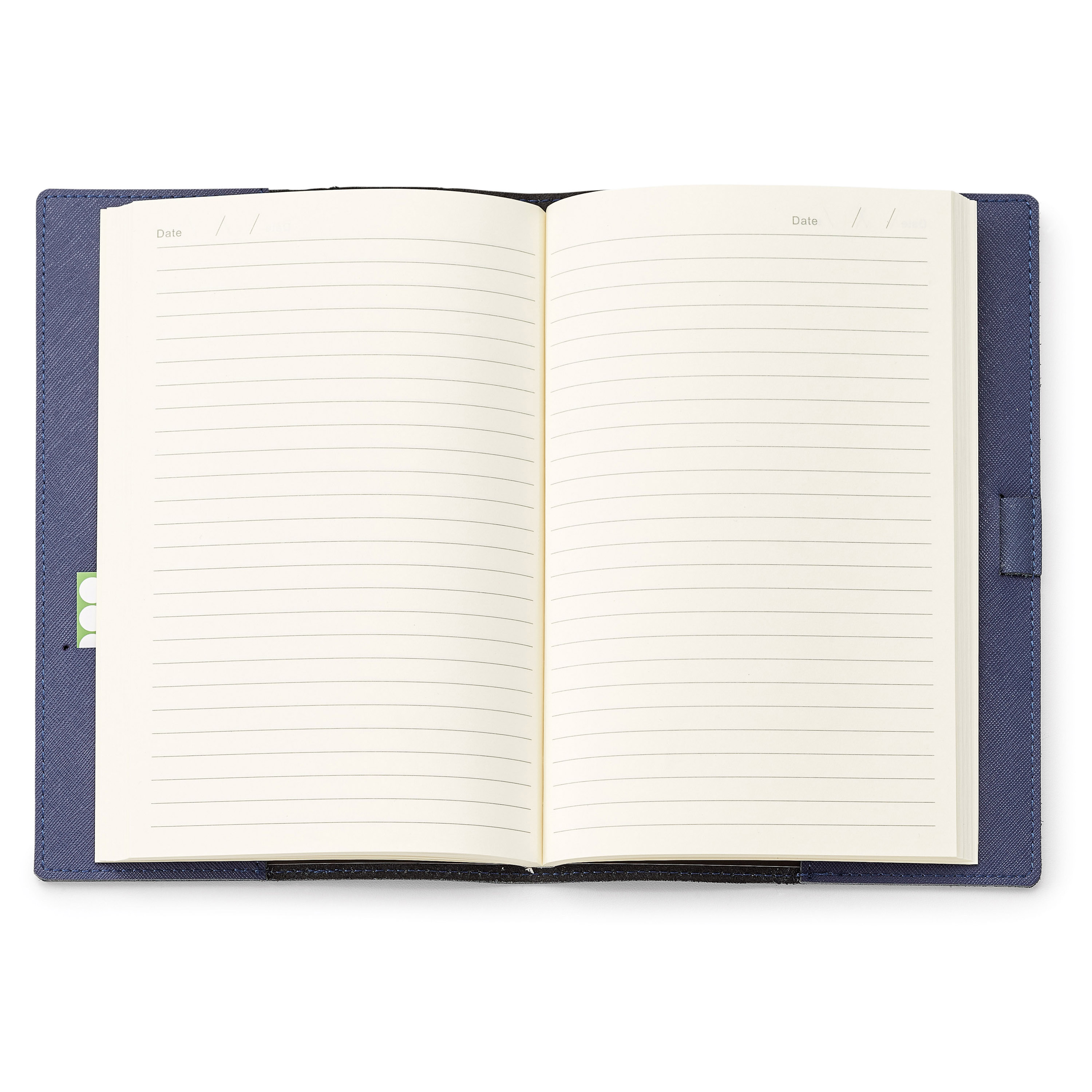 Spectorandco Genuine leather refillable journal - ST4670 BLUE