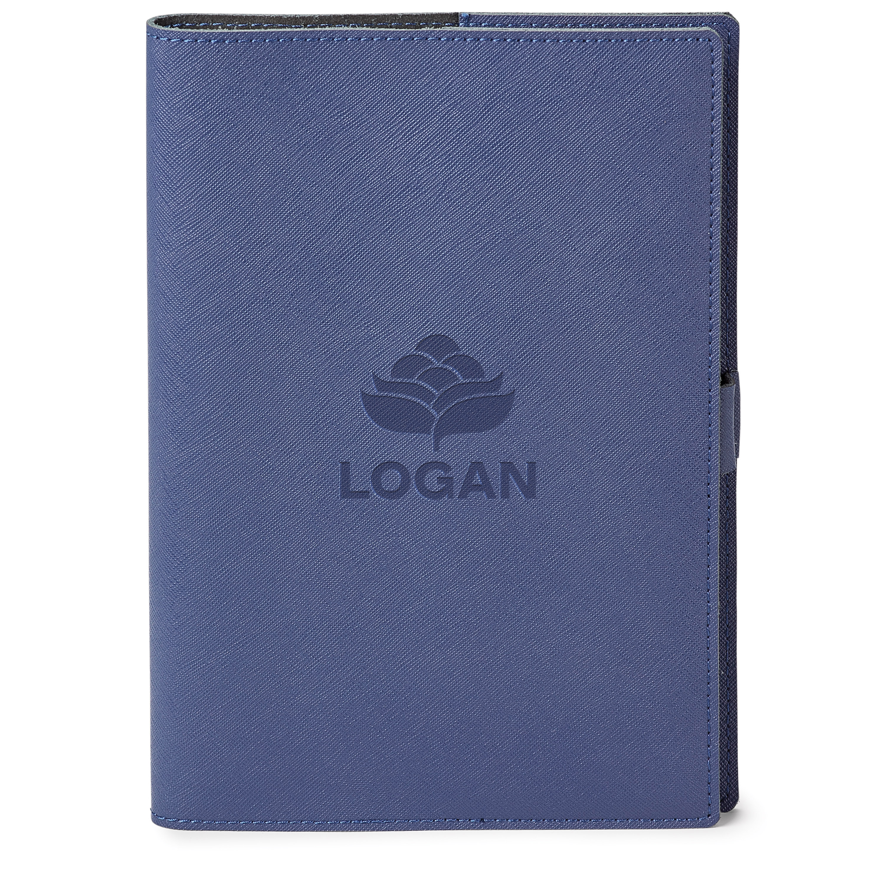 Spectorandco Genuine leather refillable journal - ST4670 BLUE
