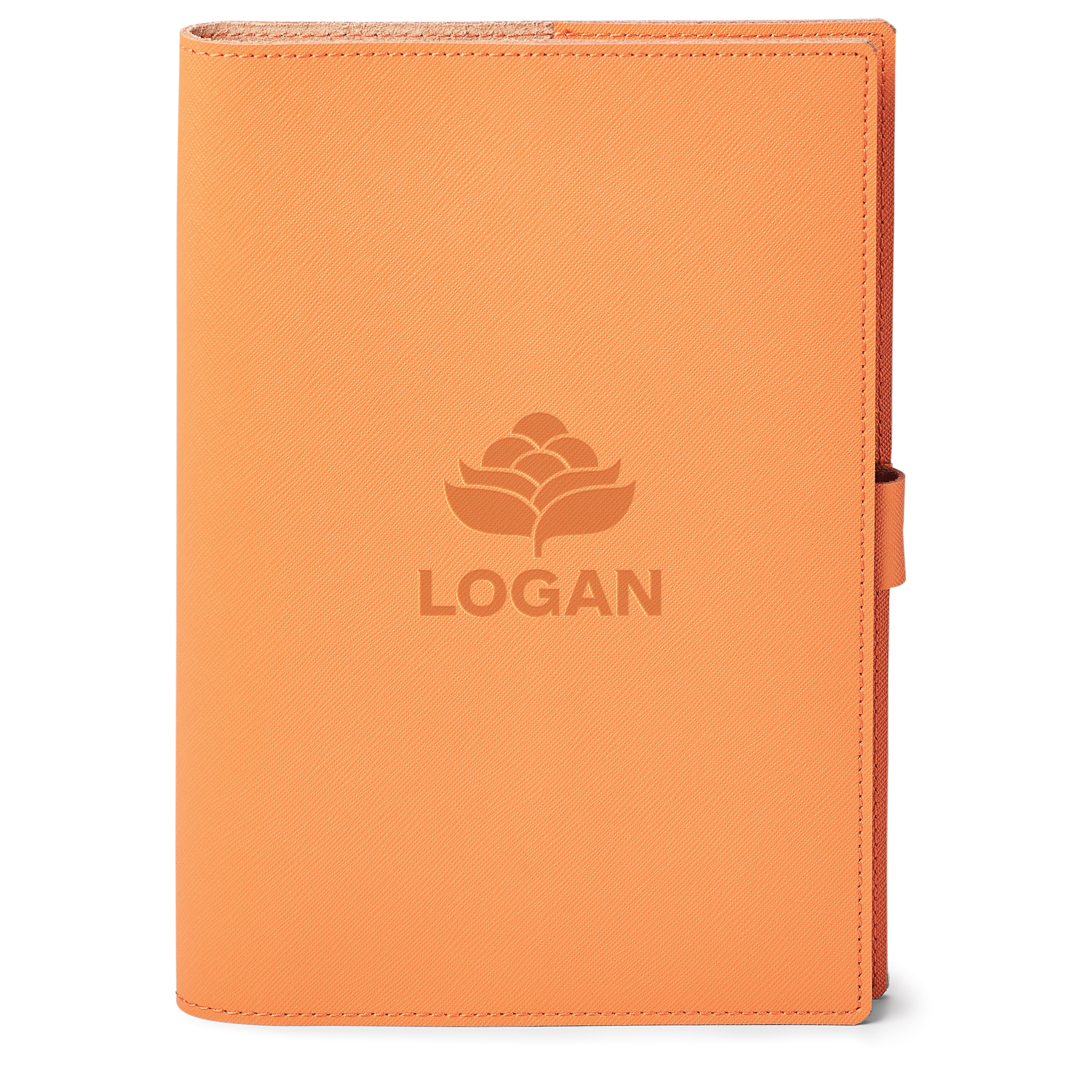 Spectorandco Toscano genuine leather<br>refillable journal - ST4670 ORANGE