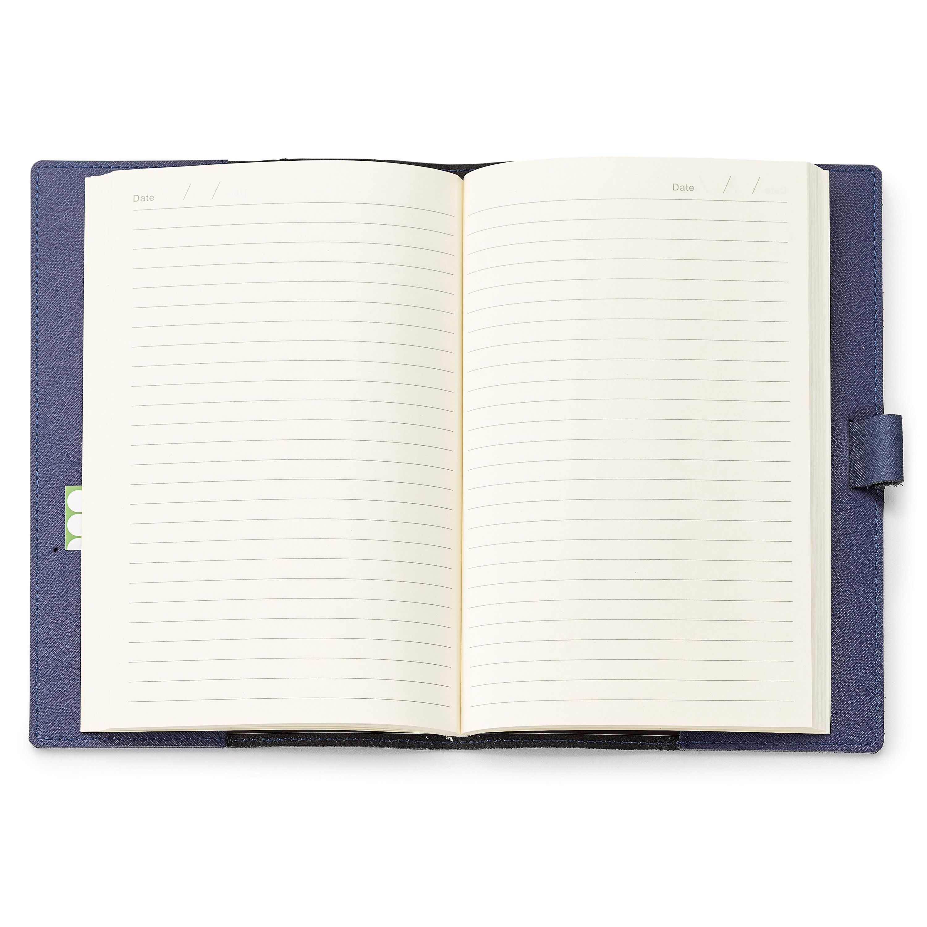 Spectorandco Toscano genuine leather<br>refillable journal - ST4670 BLUE