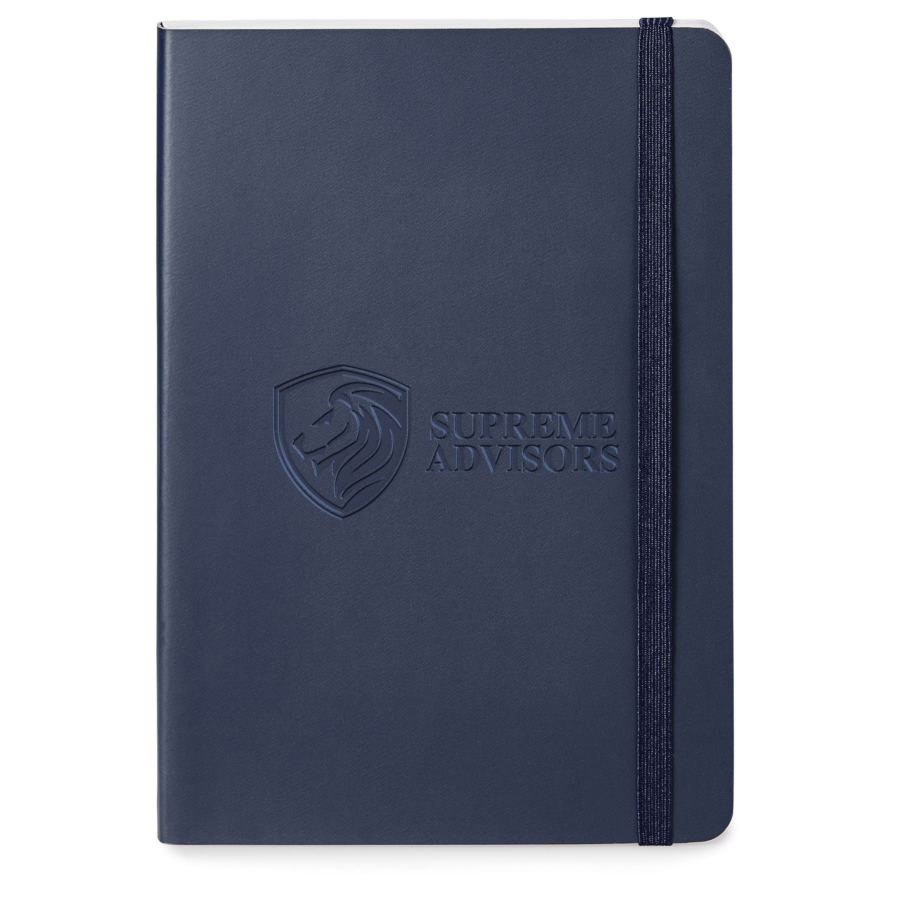 Spectorandco Giuseppe di natale perfect bound leather journal - ST601 NAVY BLUE