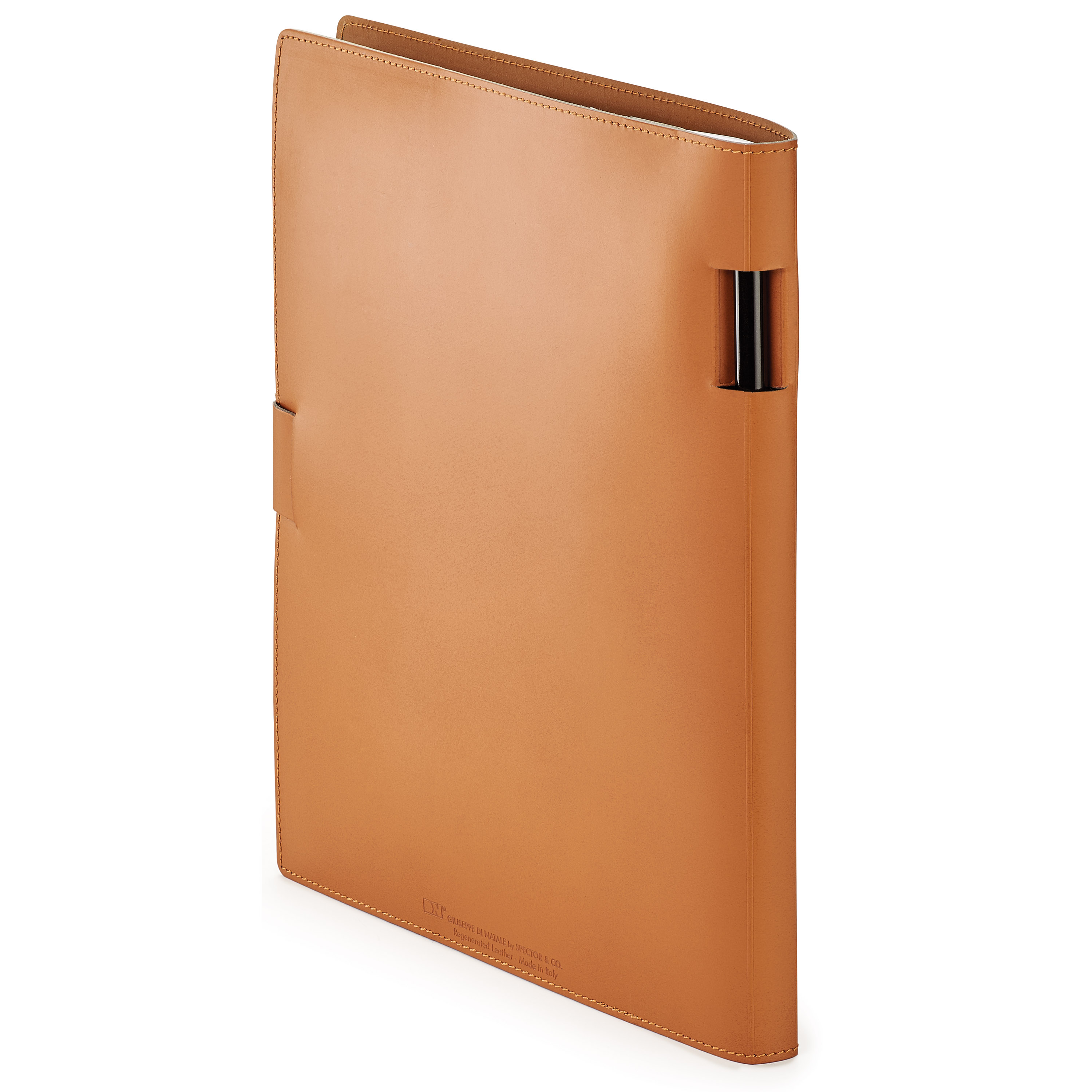 Spectorandco Giuseppe di natale refillable leather journal - ST604 BROWN
