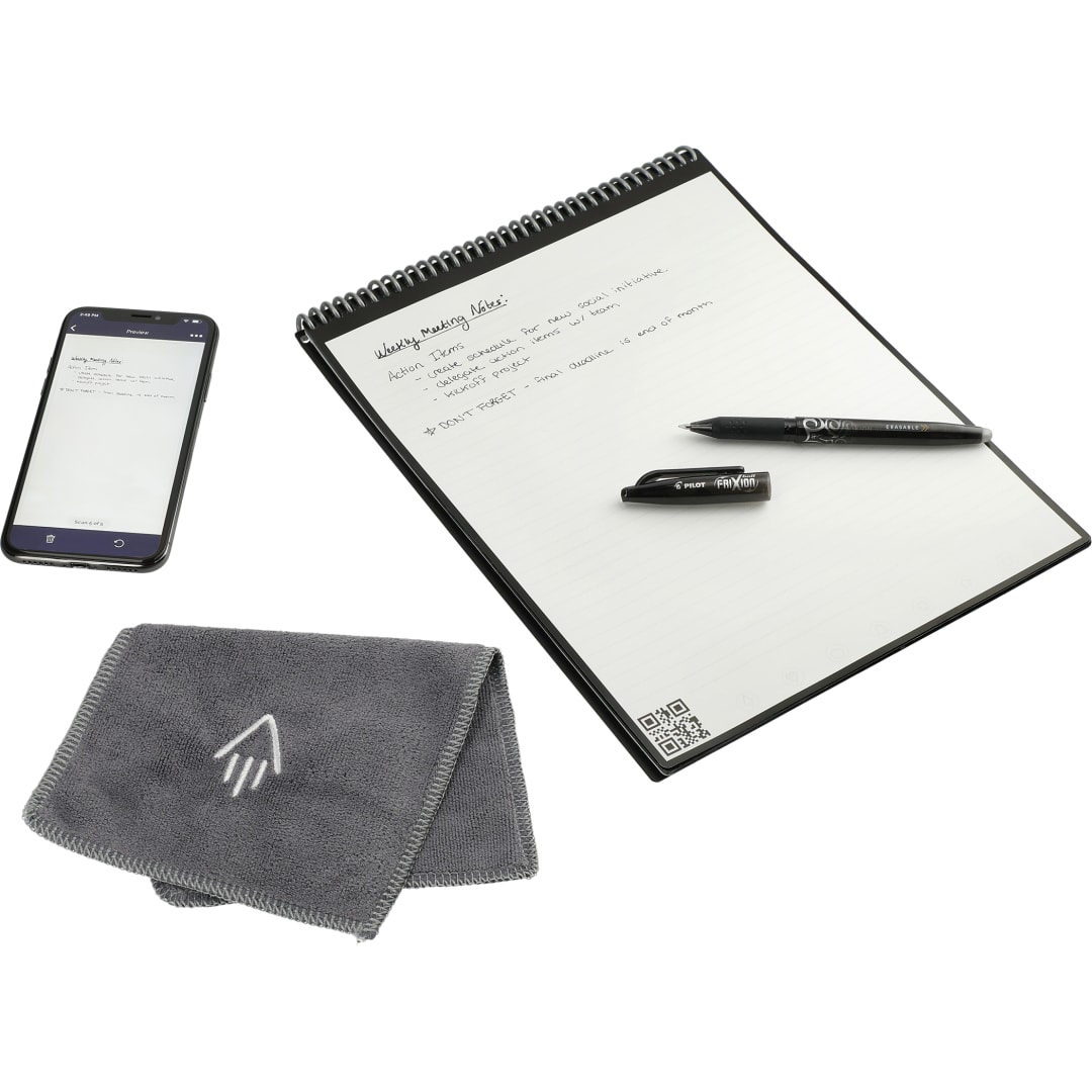 Rocketbook Rocketbook Letter Flip Notebook Set - 0911-18 Black