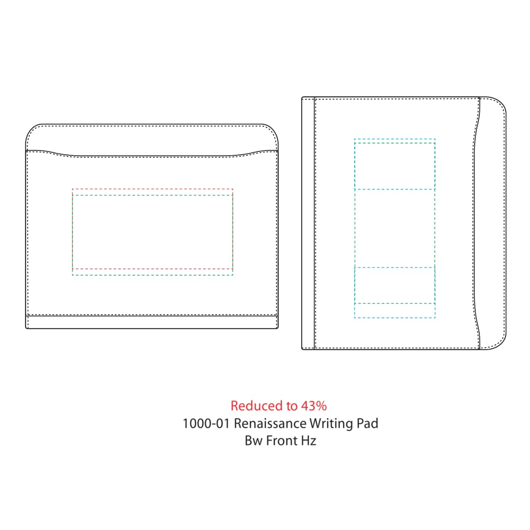 FSC&#174; Mix Renaissance Writing Pad - 1000-01 Black