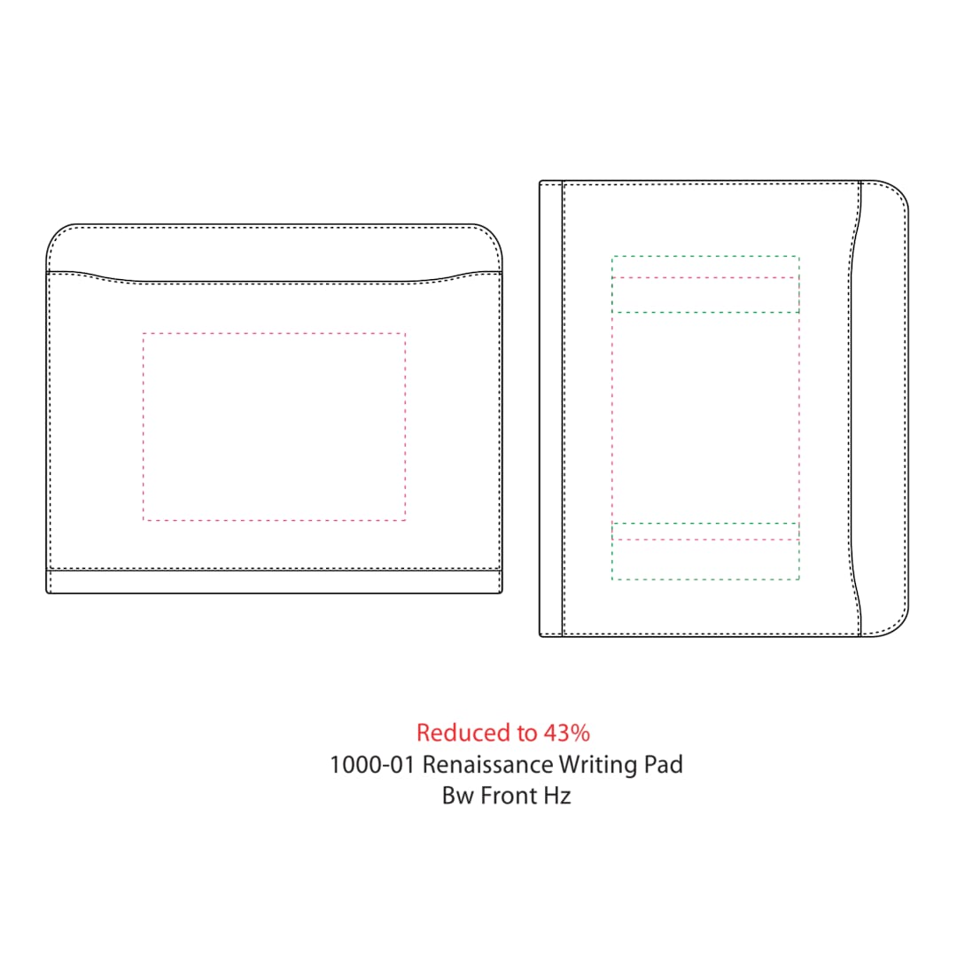 FSC&#174; Mix Renaissance Writing Pad - 1000-01 Black