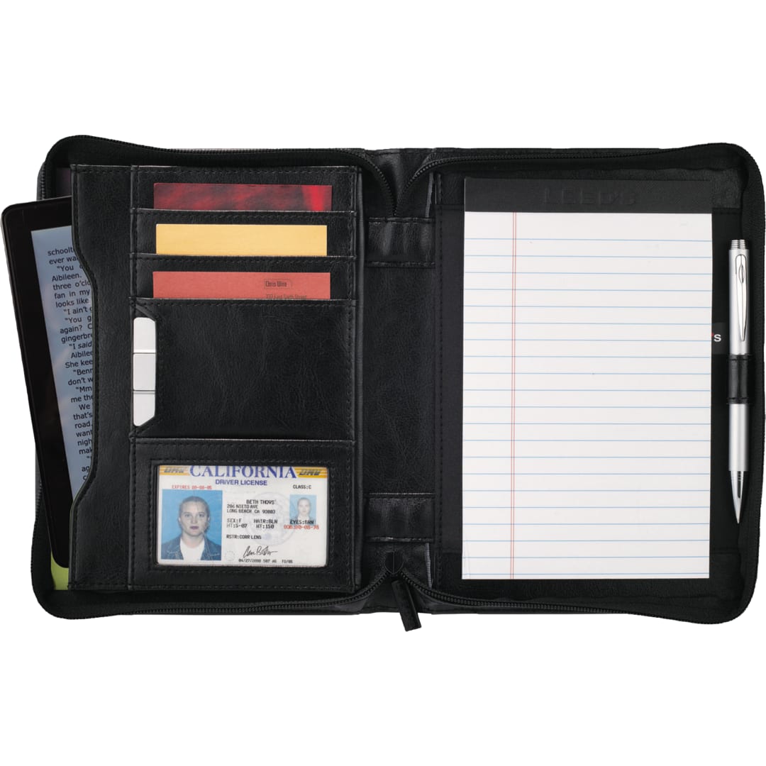 FSC&#174; Mix Renaissance Jr. Zippered Padfolio - 1000-06
