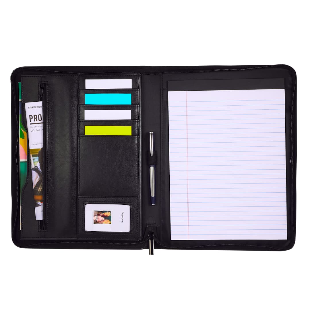  FSC&#174; Mix Renaissance Zippered Padfolio - 1000-10