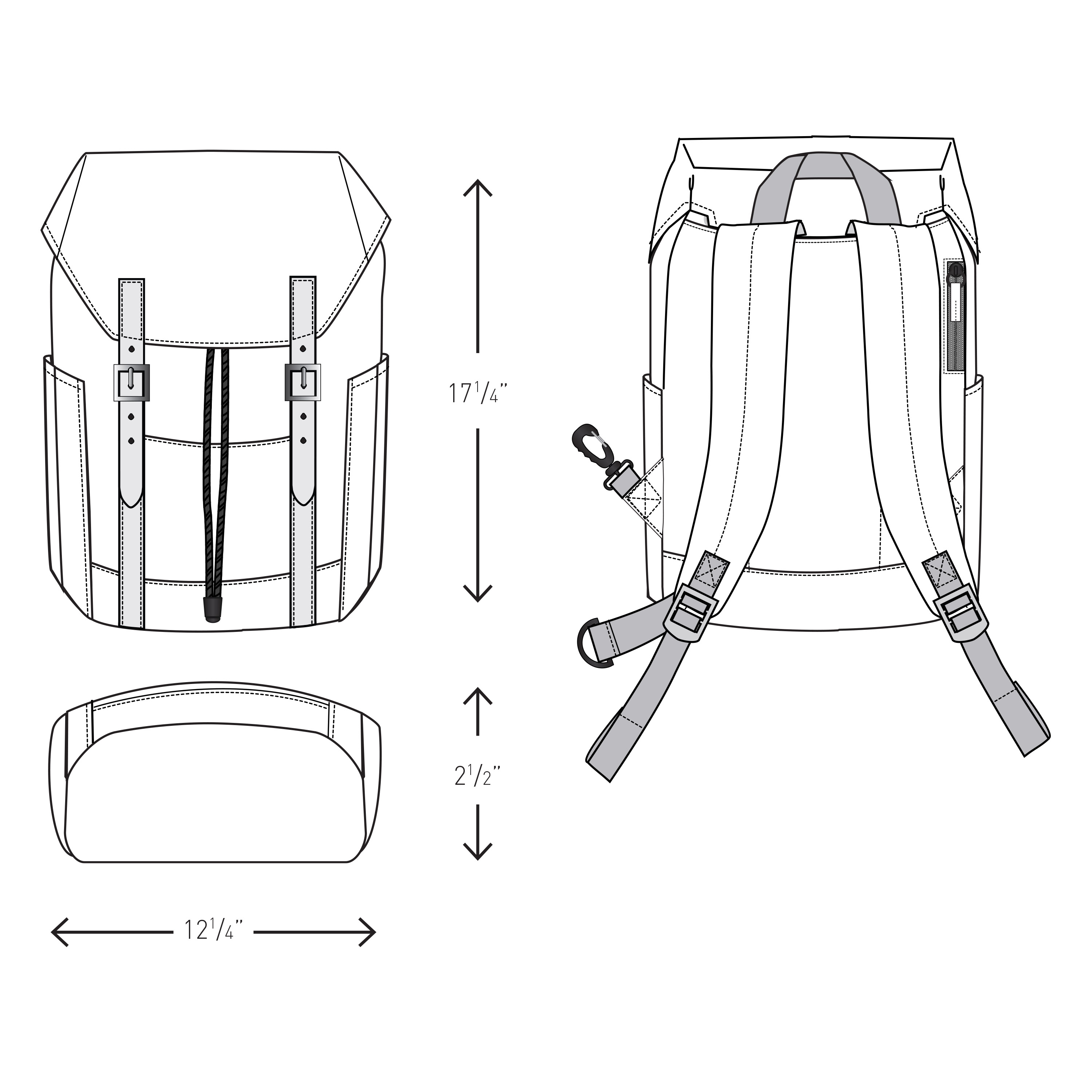 Spectorandco Nomad must haves flip-top backpack - BG104 