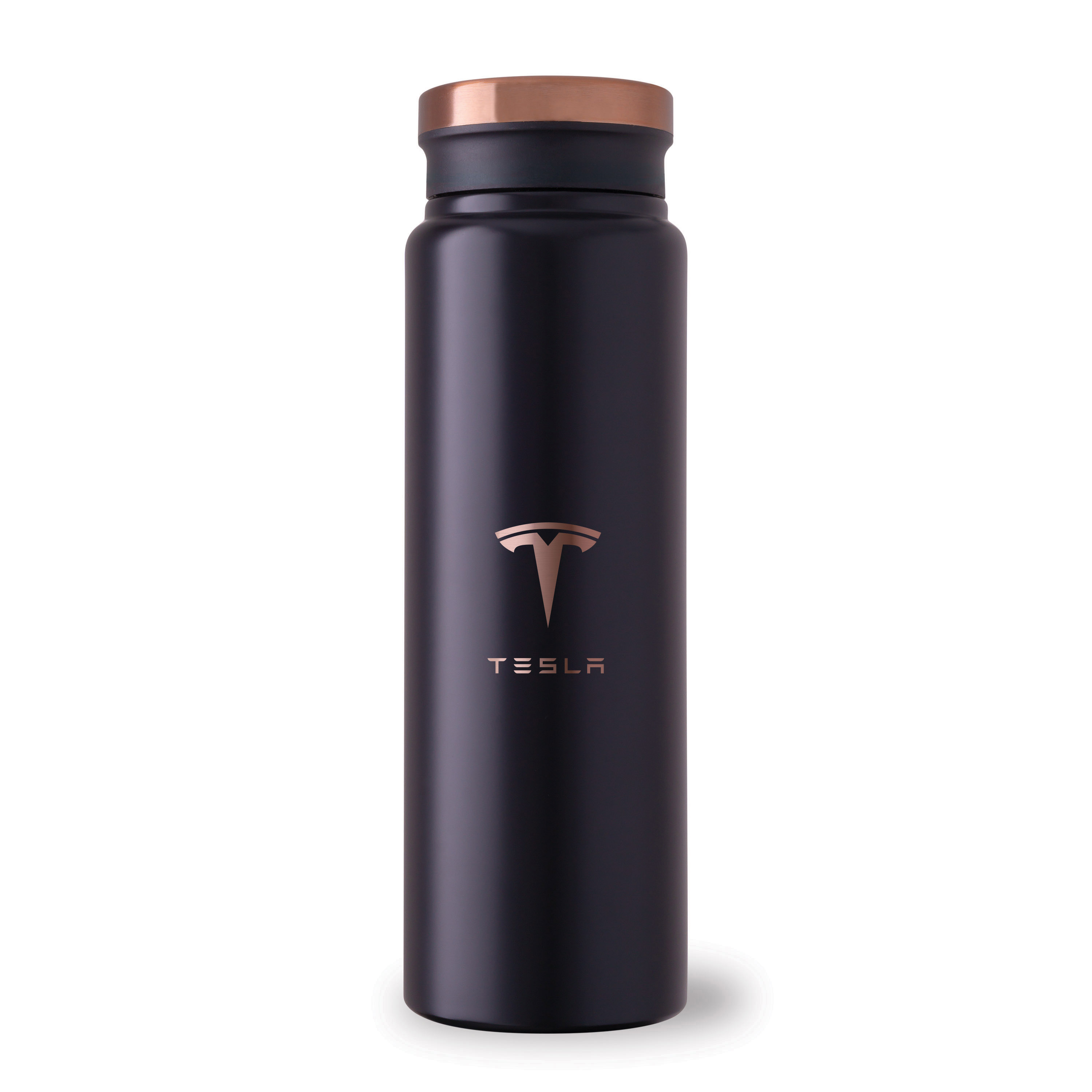 Spectorandco Trend setter reflection 600 ml / 20 oz stainless steel bottle - DW302 BLACK-ROSEGOLD